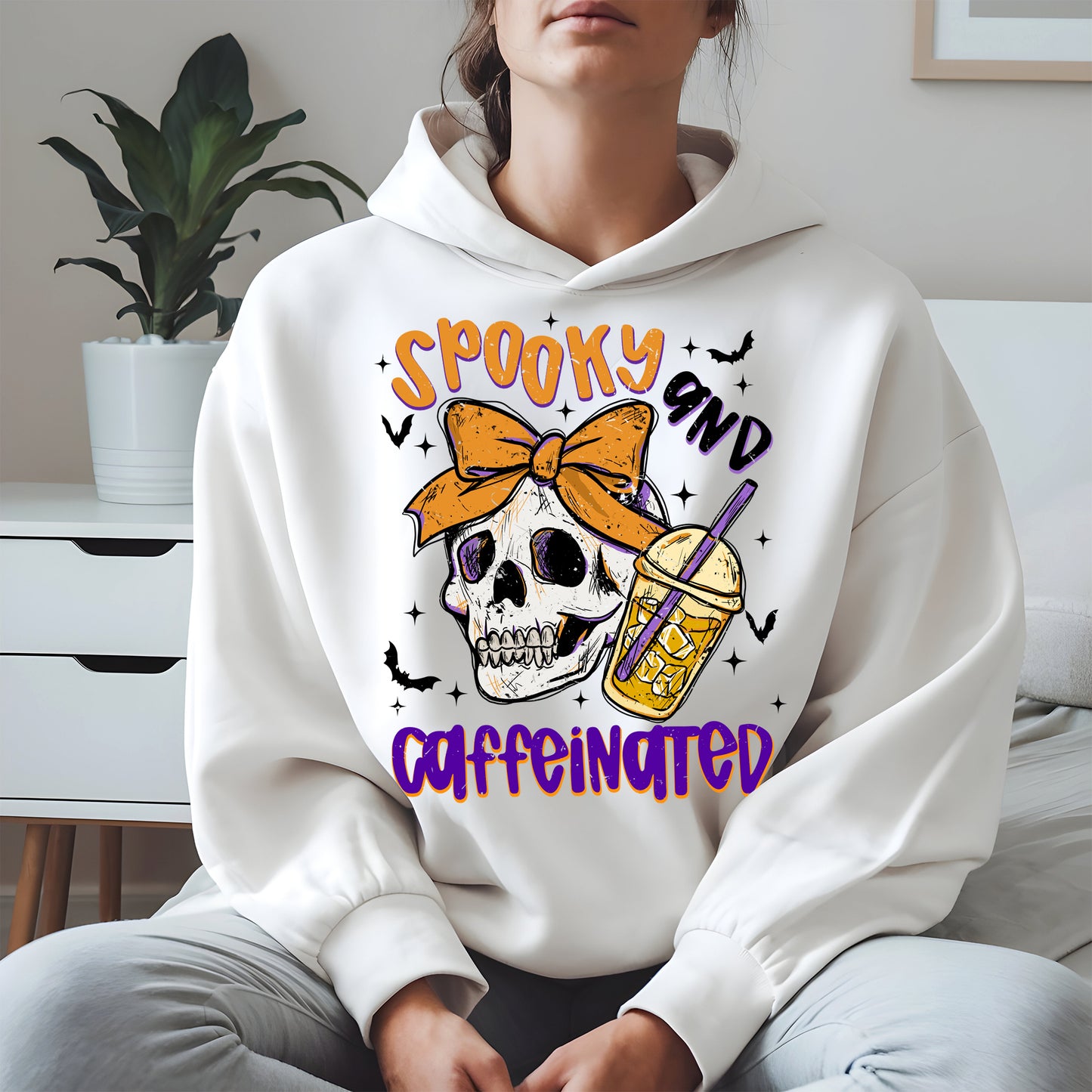 Spooky and Caffeinated halloween shirt