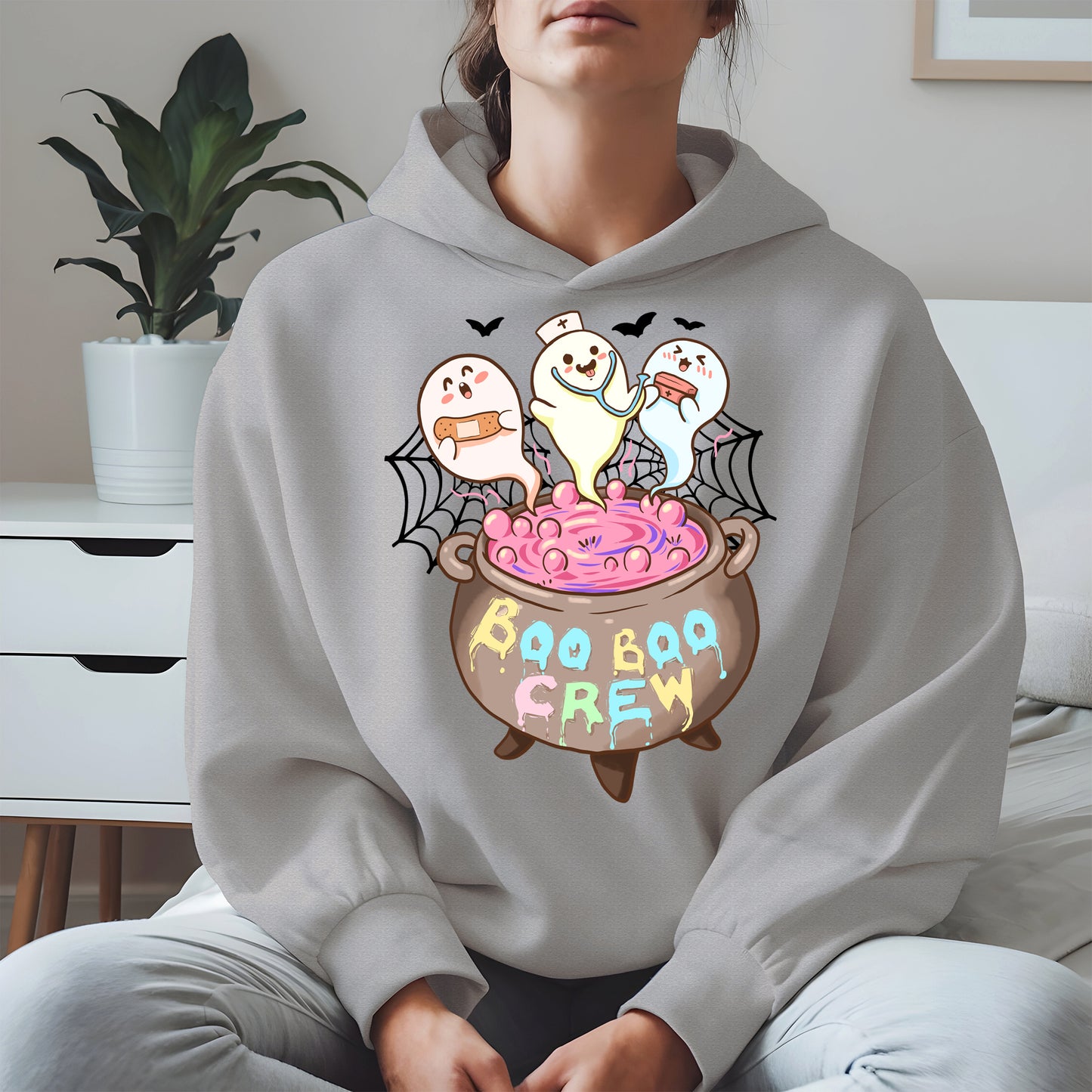 Boo Boo Crew – Cute Halloween Nurse Ghost Shirt