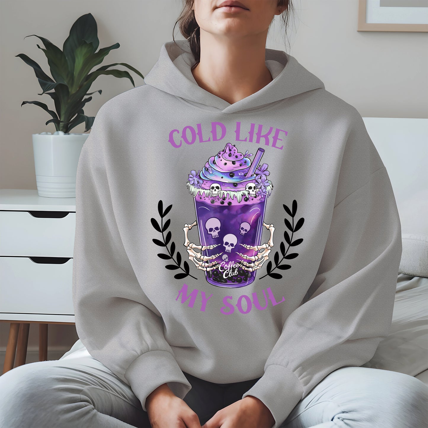 Cold Like My Soul Iced Coffee Halloween Shirt
