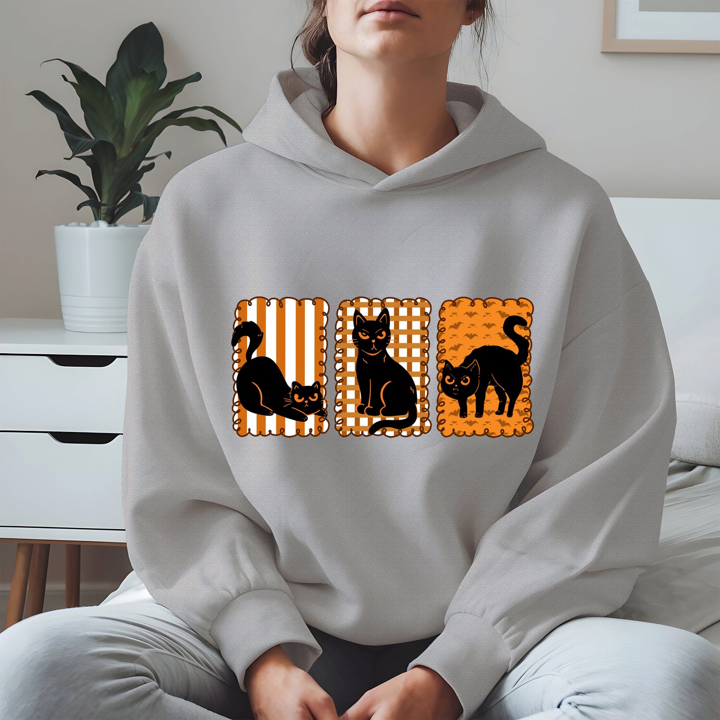 Black Cat Halloween shirt and sweatshirt