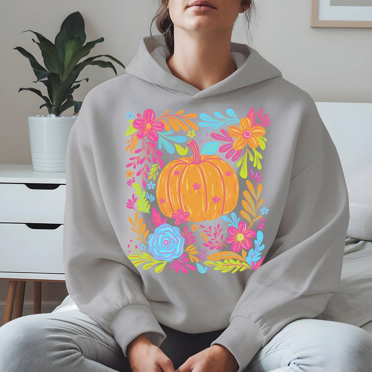 Neon Pumpkin halloween shirt