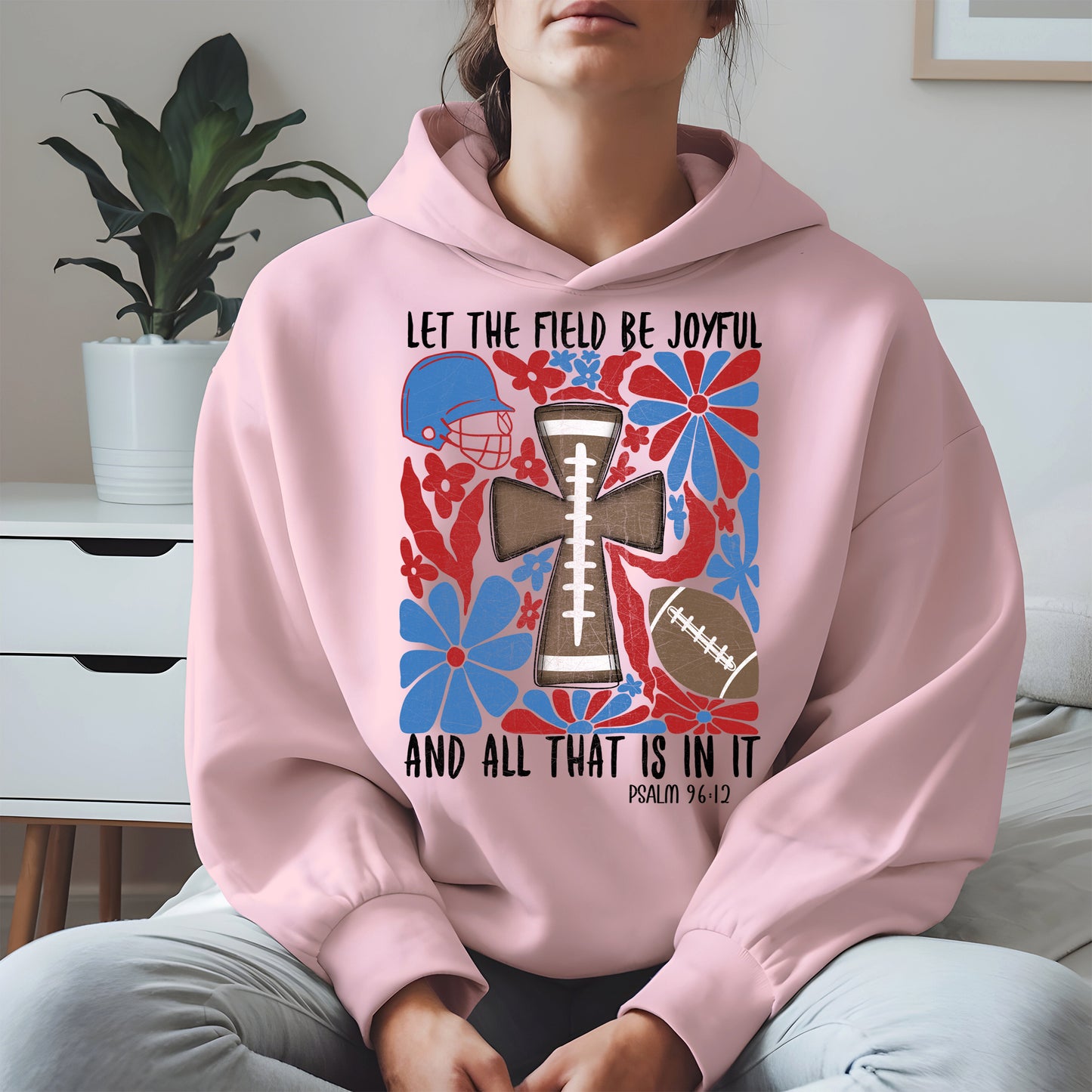 Faith Football Shirt Sport Tee Hoodie Sweatshirt Gift for Fans
