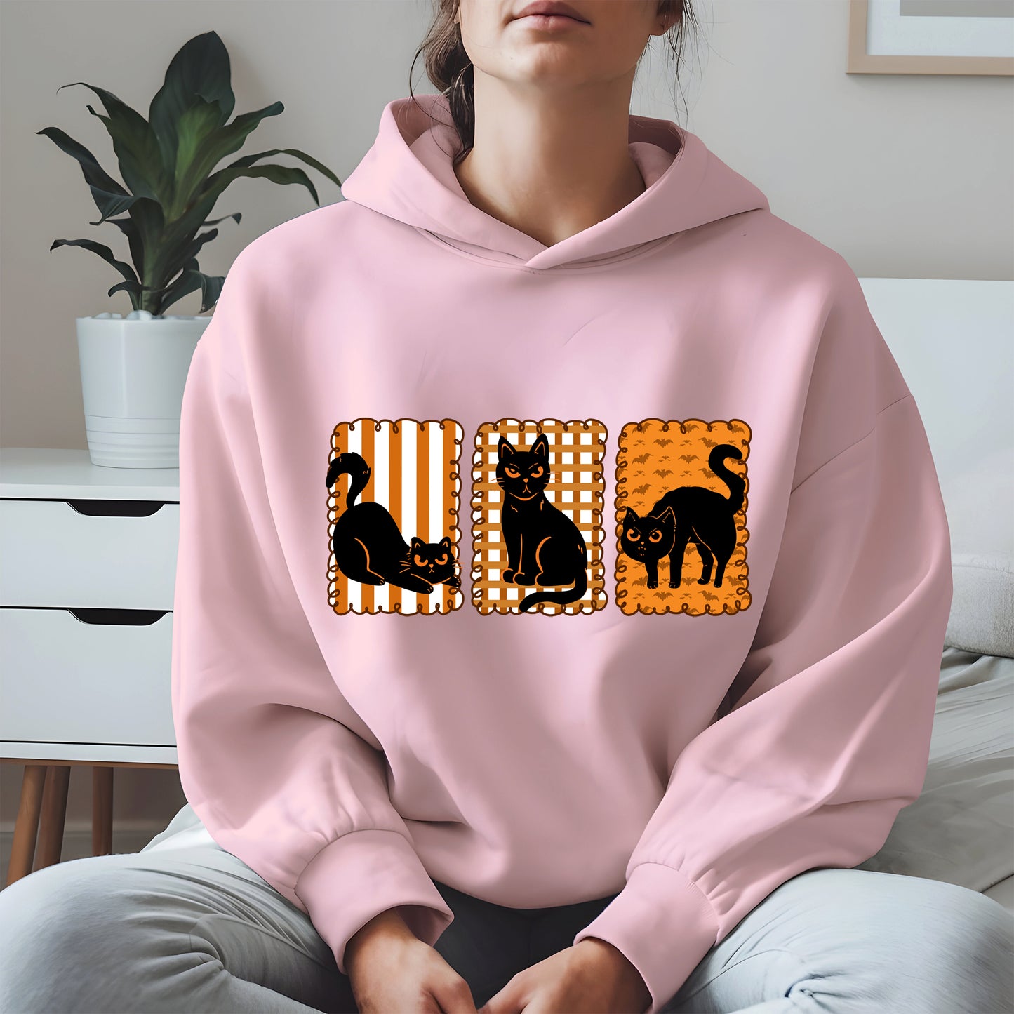 Black Cat Halloween shirt and sweatshirt