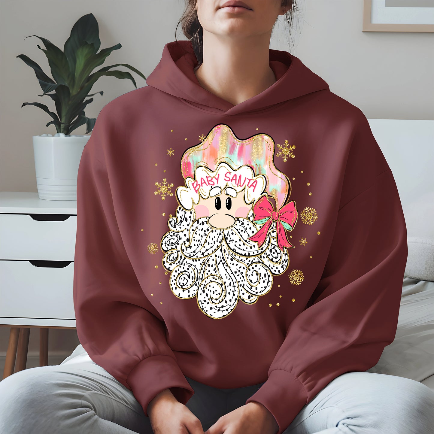 Santa Baby Shirt, Cute Christmas Sweatshirt, Hoodie