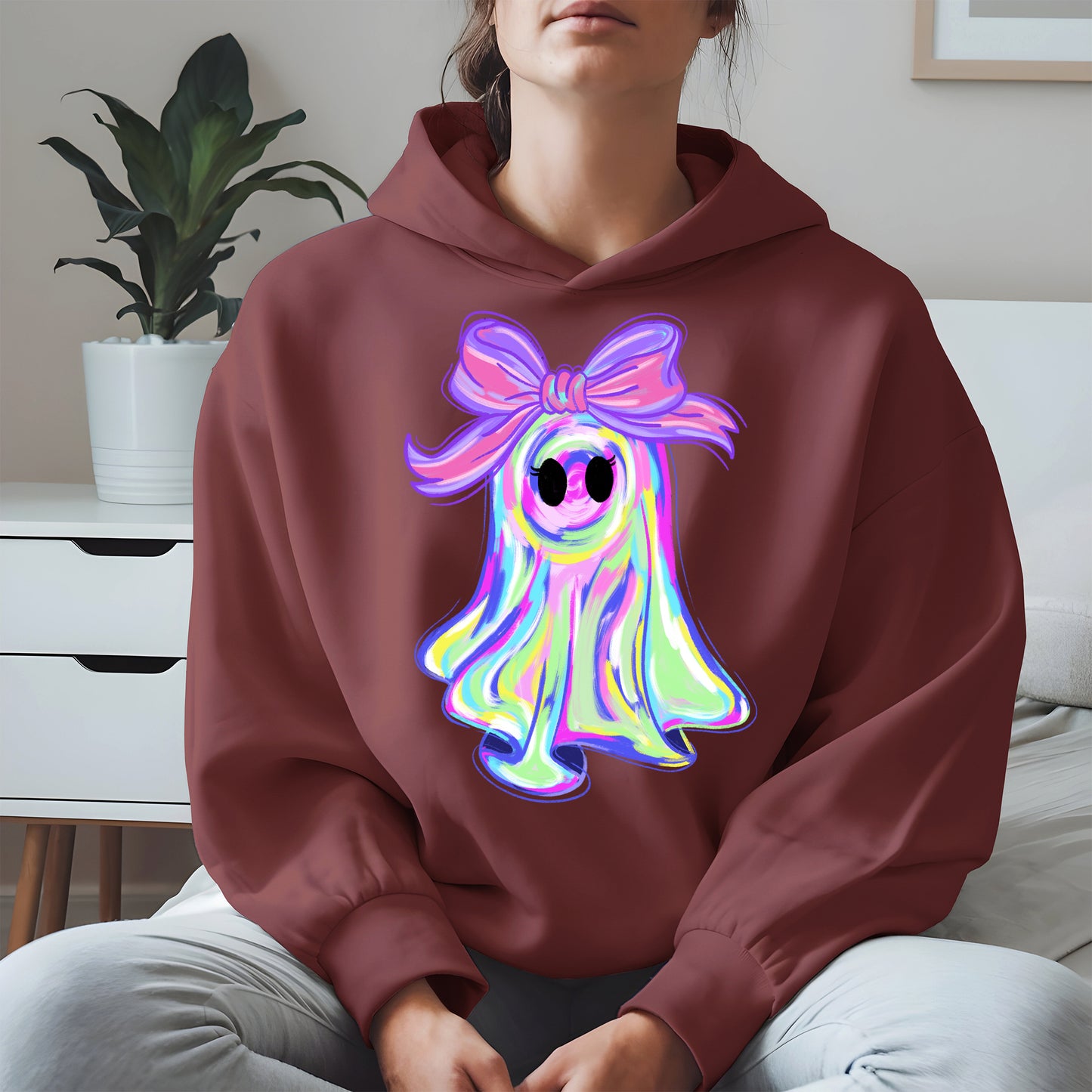 Pastel Ghost Shirt Hoodie Sweatshirt for Halloween Vibes