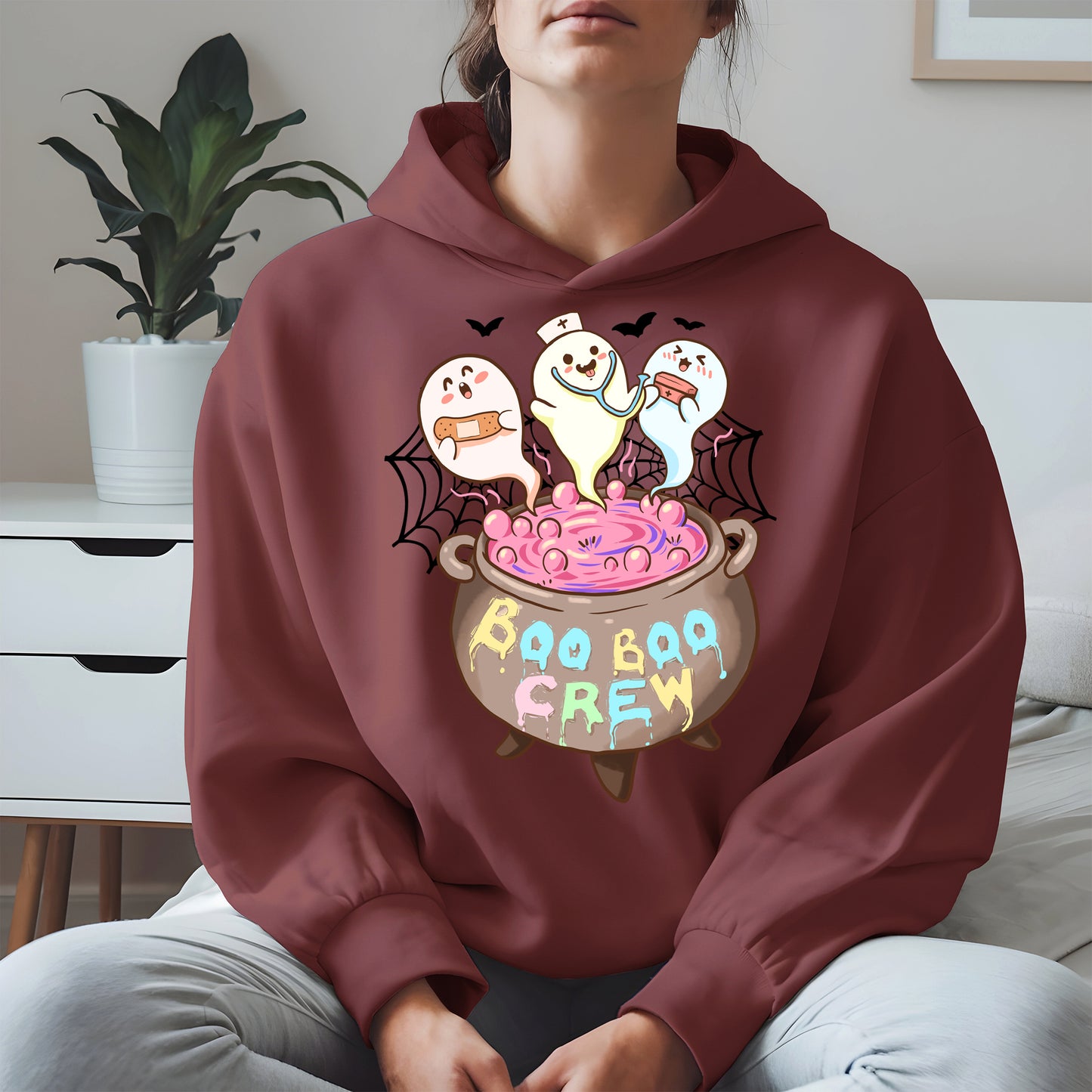 Boo Boo Crew – Cute Halloween Nurse Ghost Shirt