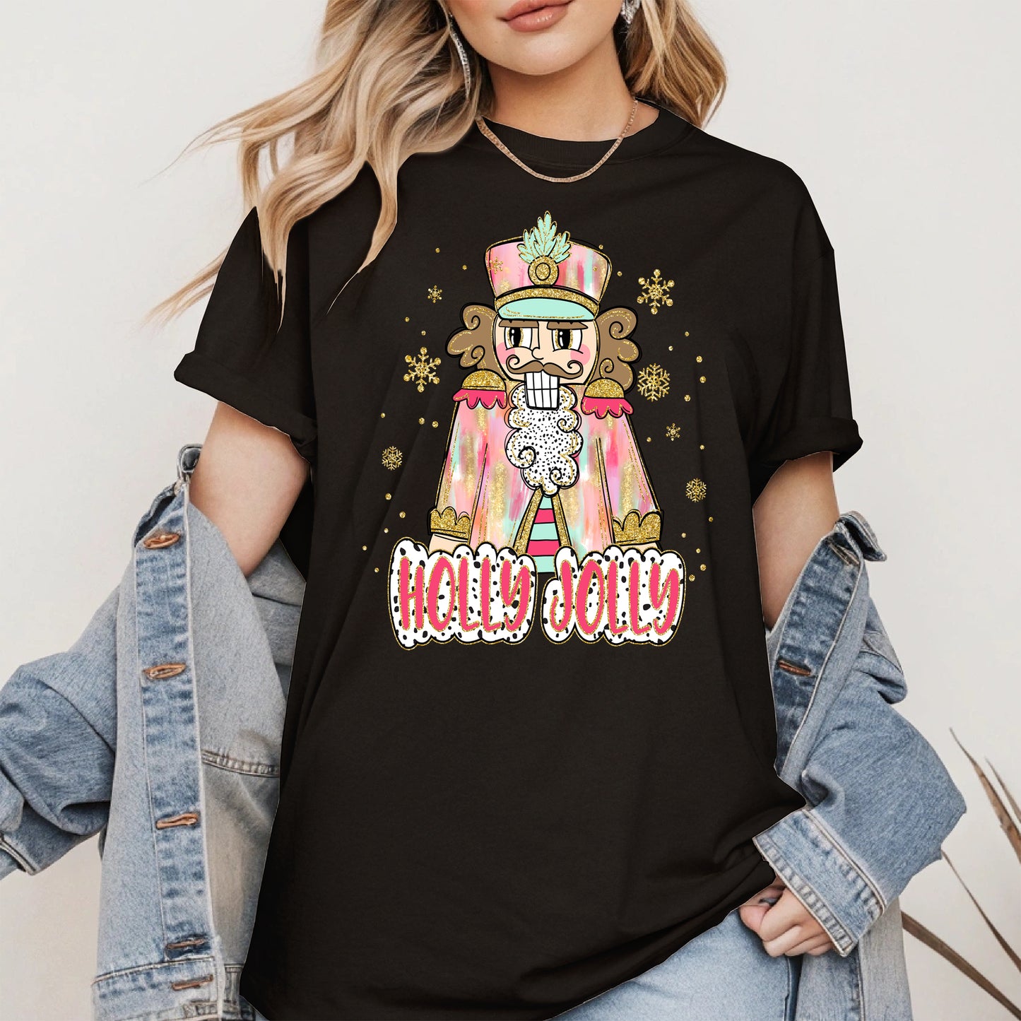 Holly Jolly Nutcracker Christmas Shirt Hoodie