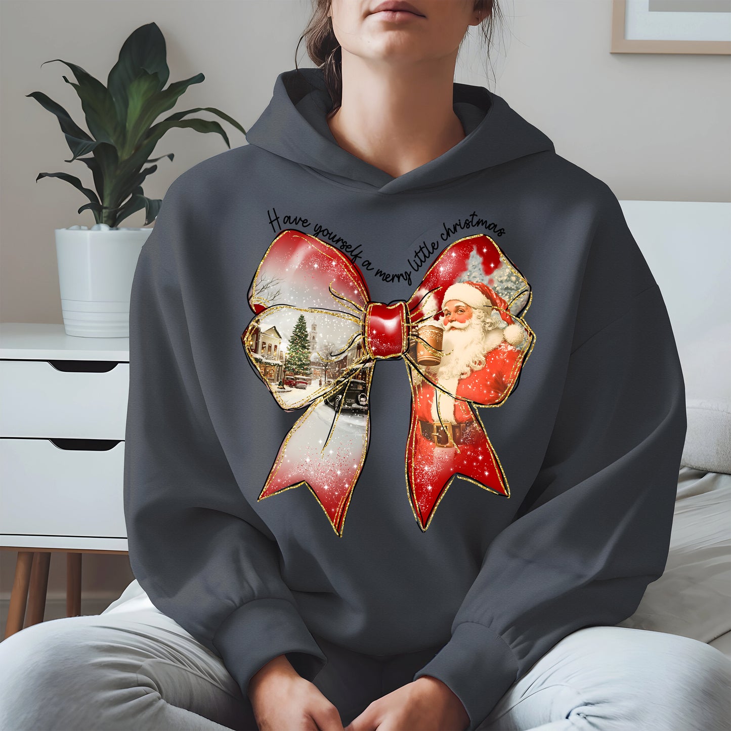 Small Town Christmas Santa Holiday Shirt