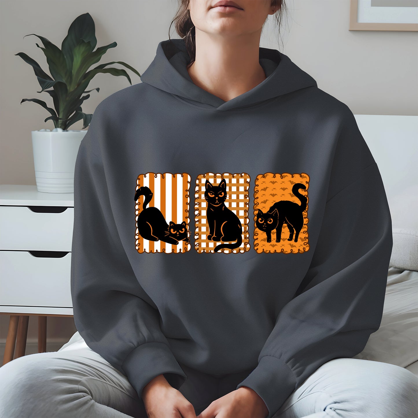 Black Cat Halloween shirt and sweatshirt