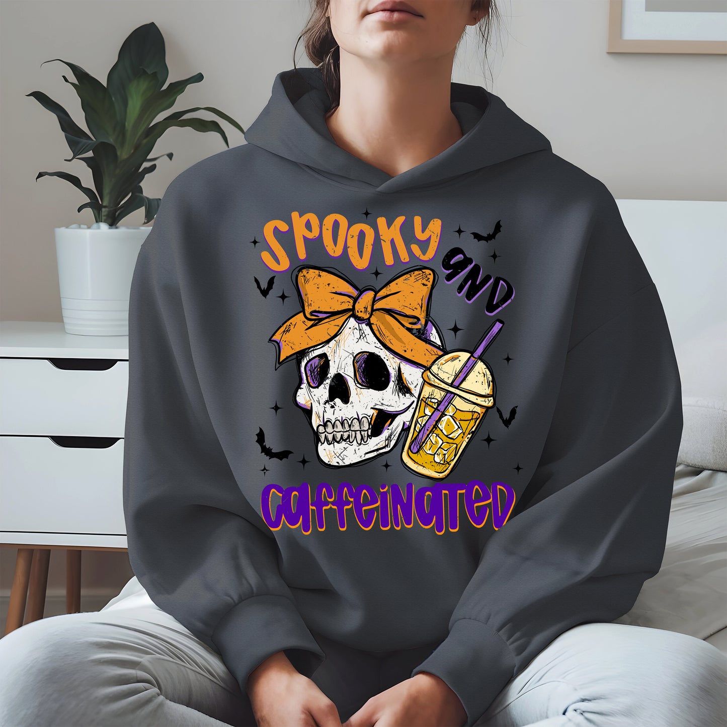 Spooky and Caffeinated halloween shirt