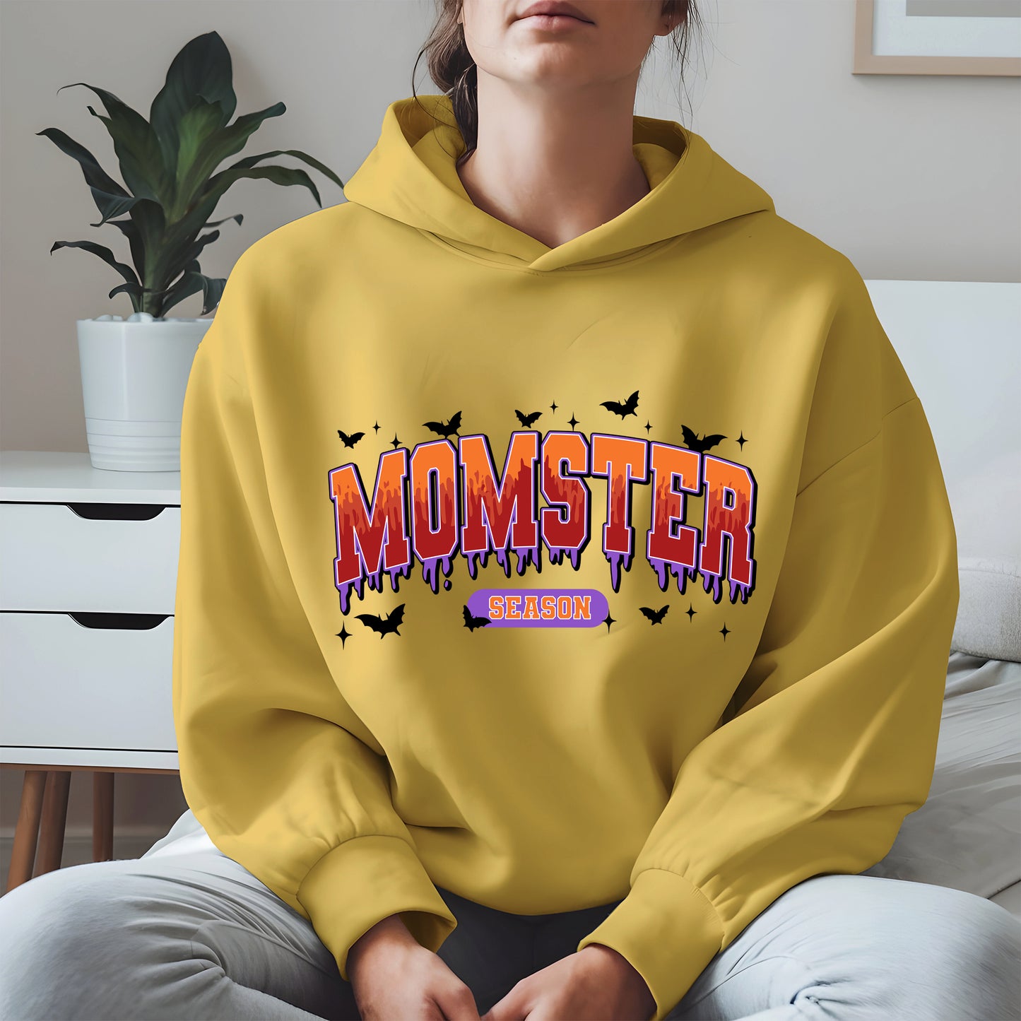 Momster Season Shirt Hoodie Sweatshirt for Halloween Moms