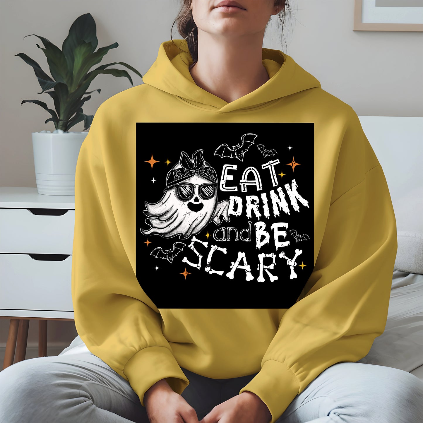 Eat Drink and Be Scary halloween shirt