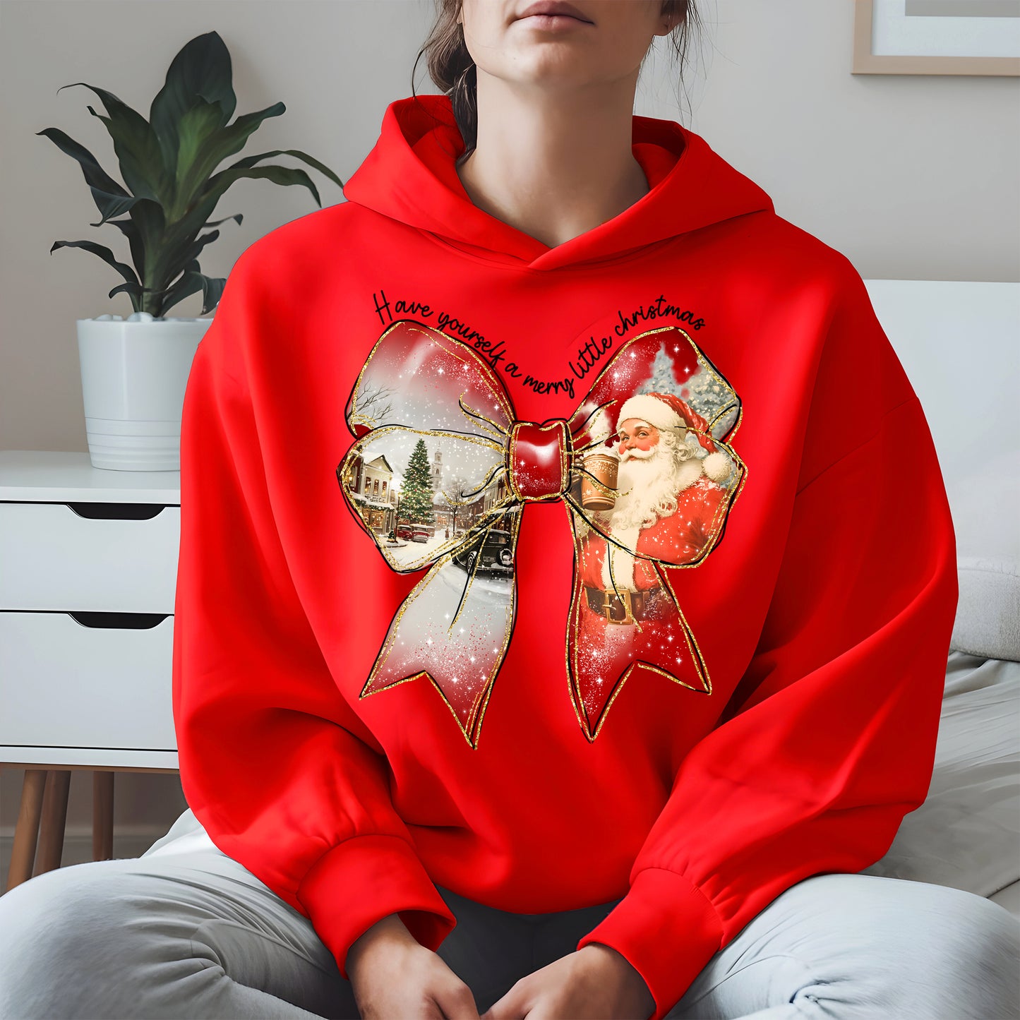 Small Town Christmas Santa Holiday Shirt