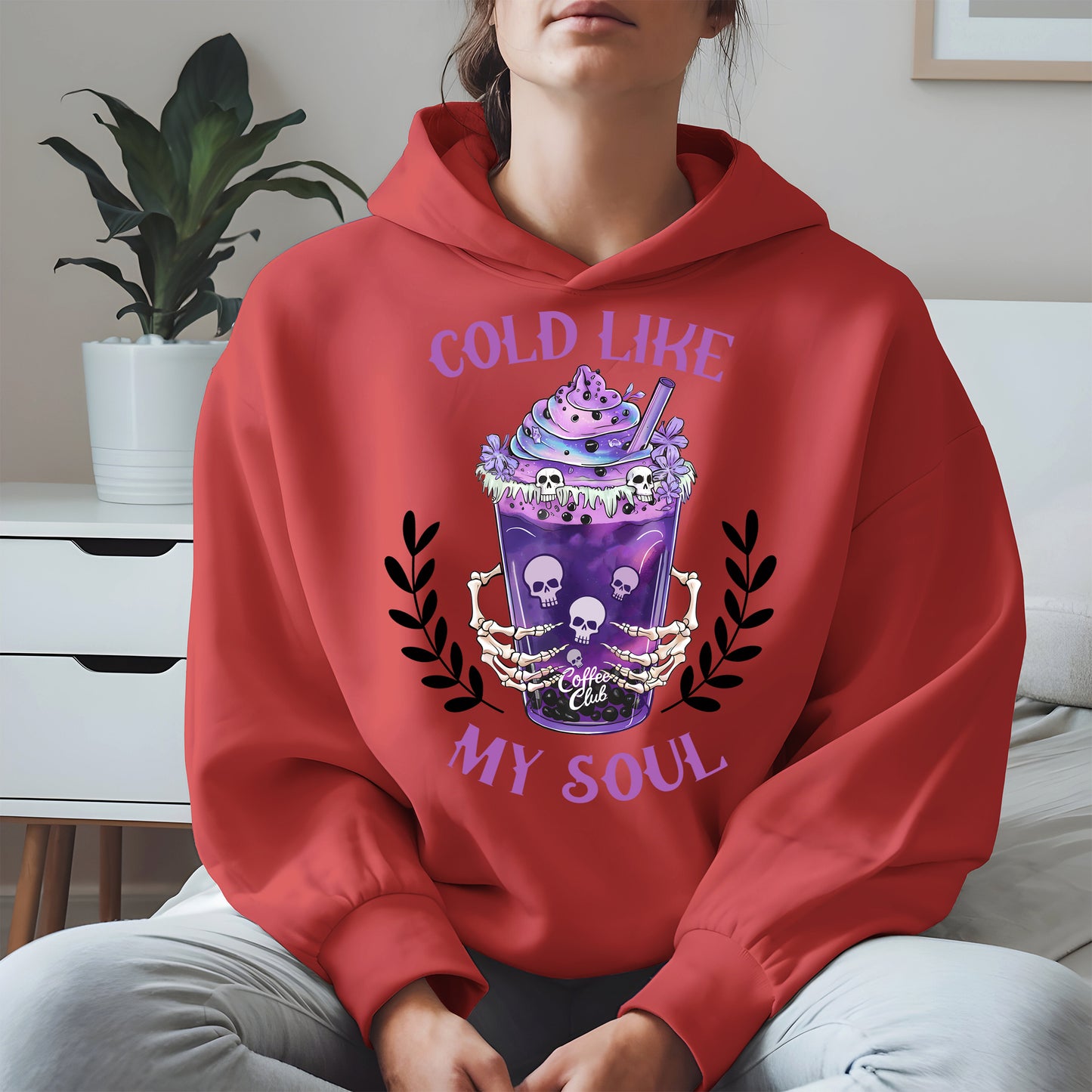 Cold Like My Soul Iced Coffee Halloween Shirt