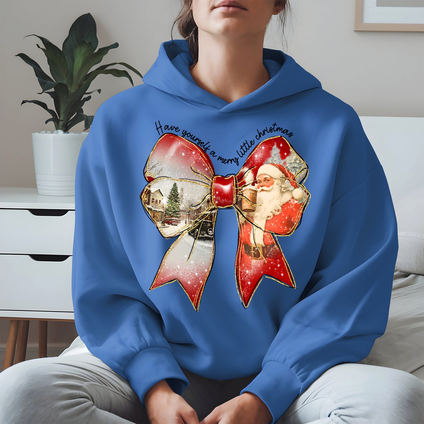 Small Town Christmas Santa Holiday Shirt
