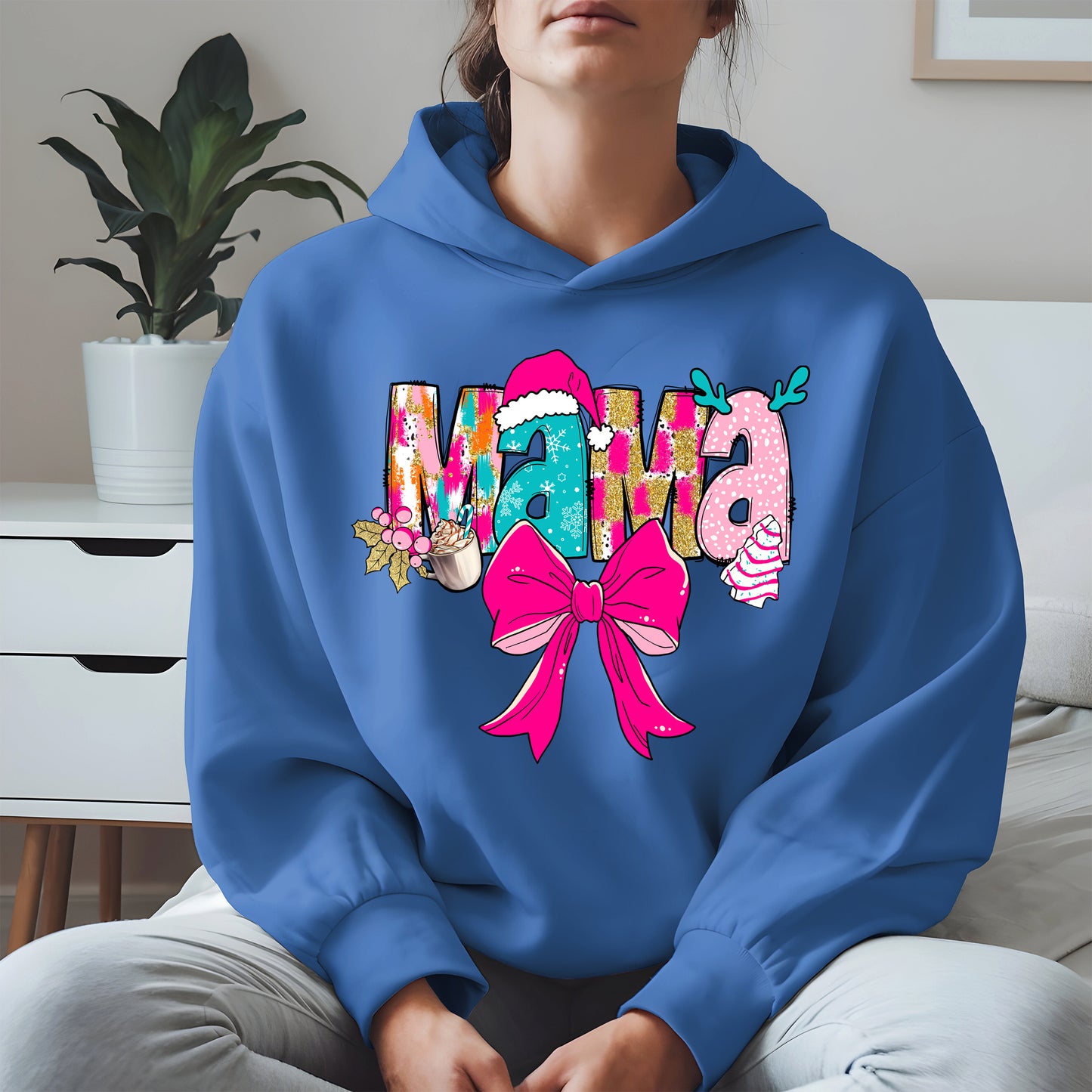 Merry Christmas Mama Shirt Cute Holiday Gift
