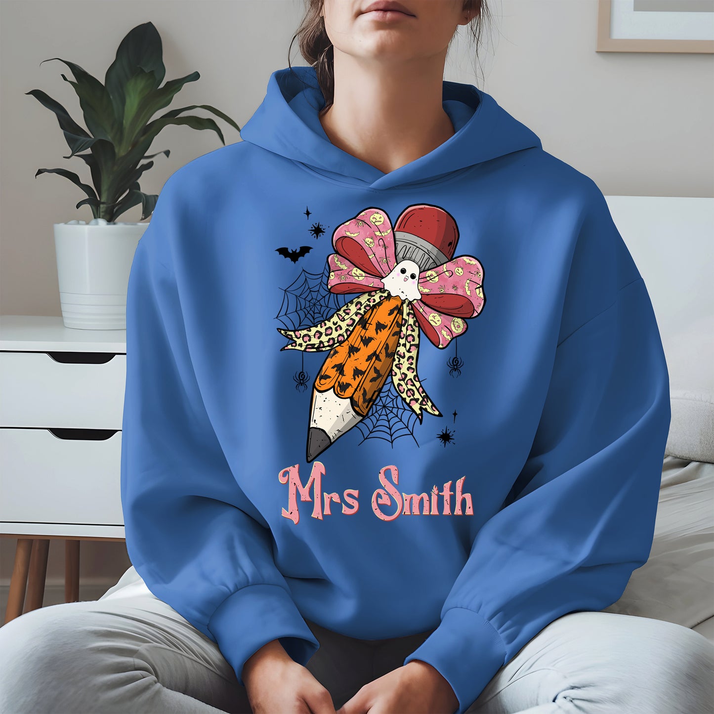 Teacher Pencil Bow Halloween shirt