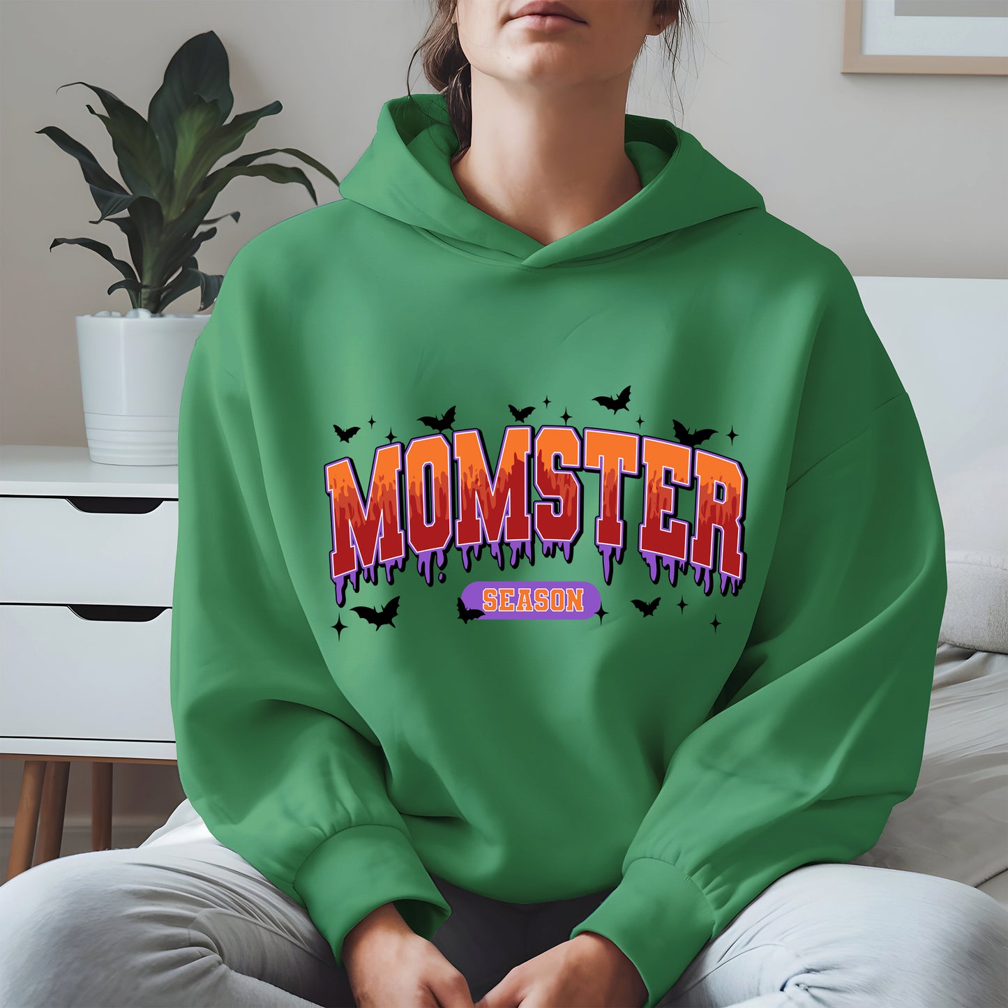 Momster Season Shirt Hoodie Sweatshirt for Halloween Moms