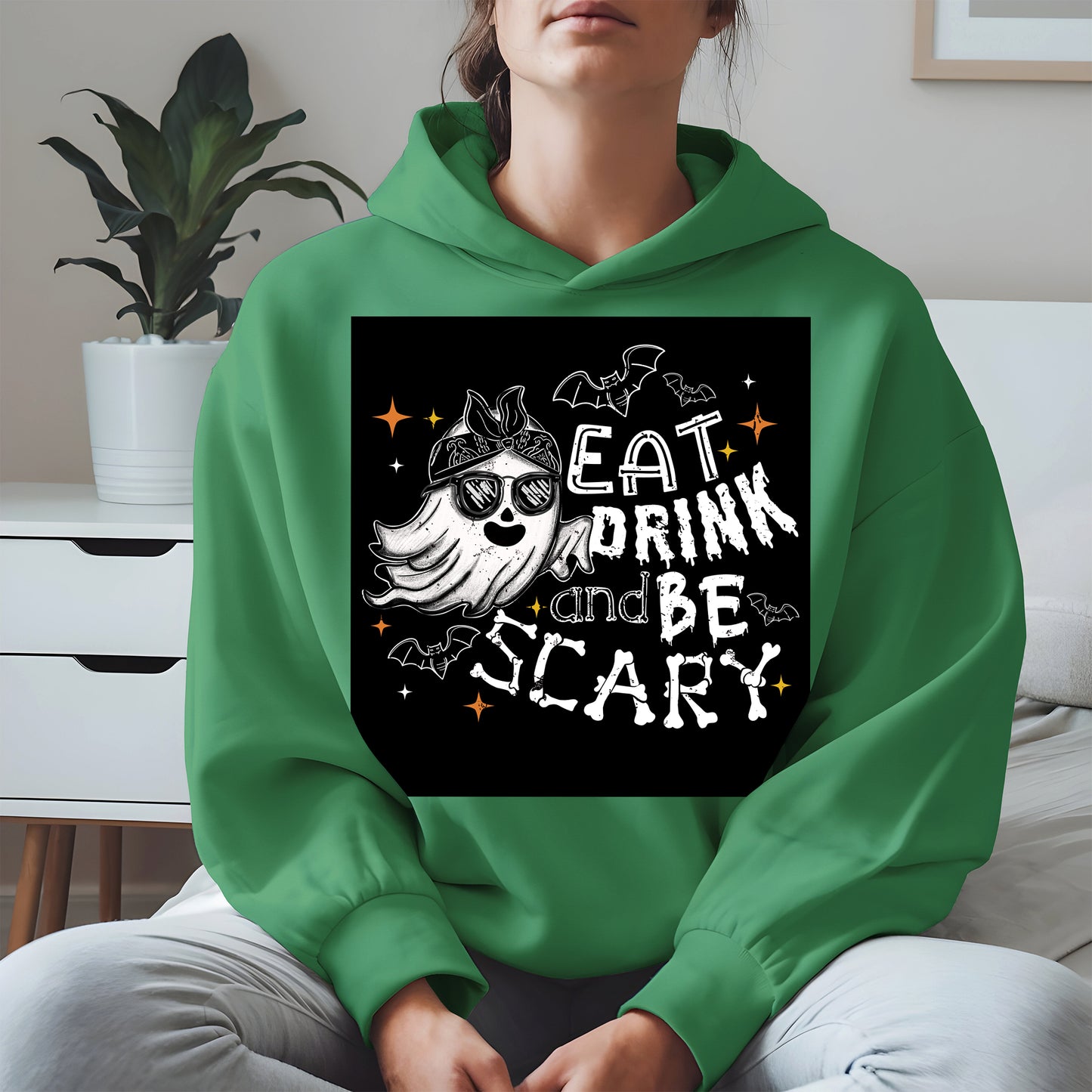 Eat Drink and Be Scary halloween shirt