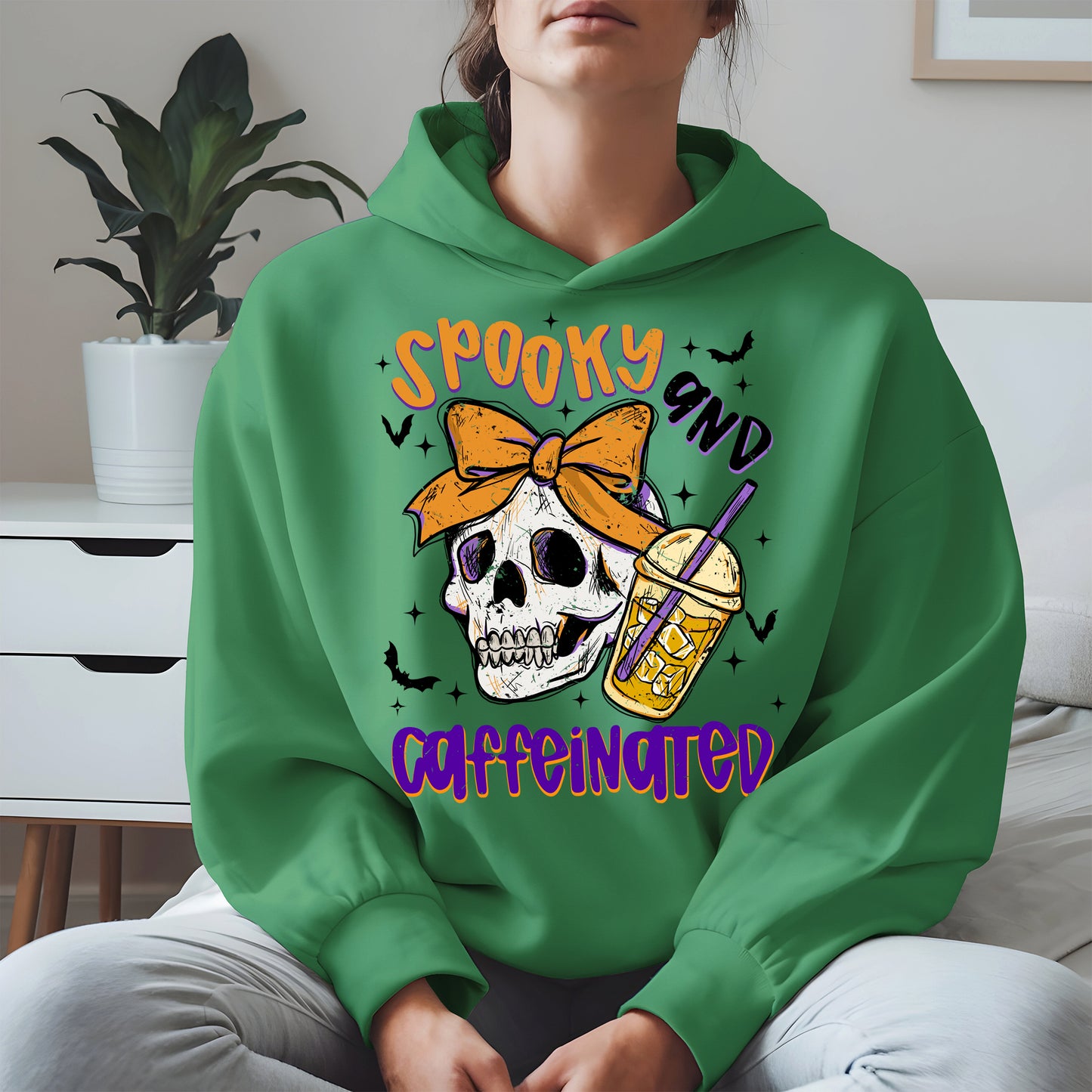 Spooky and Caffeinated halloween shirt