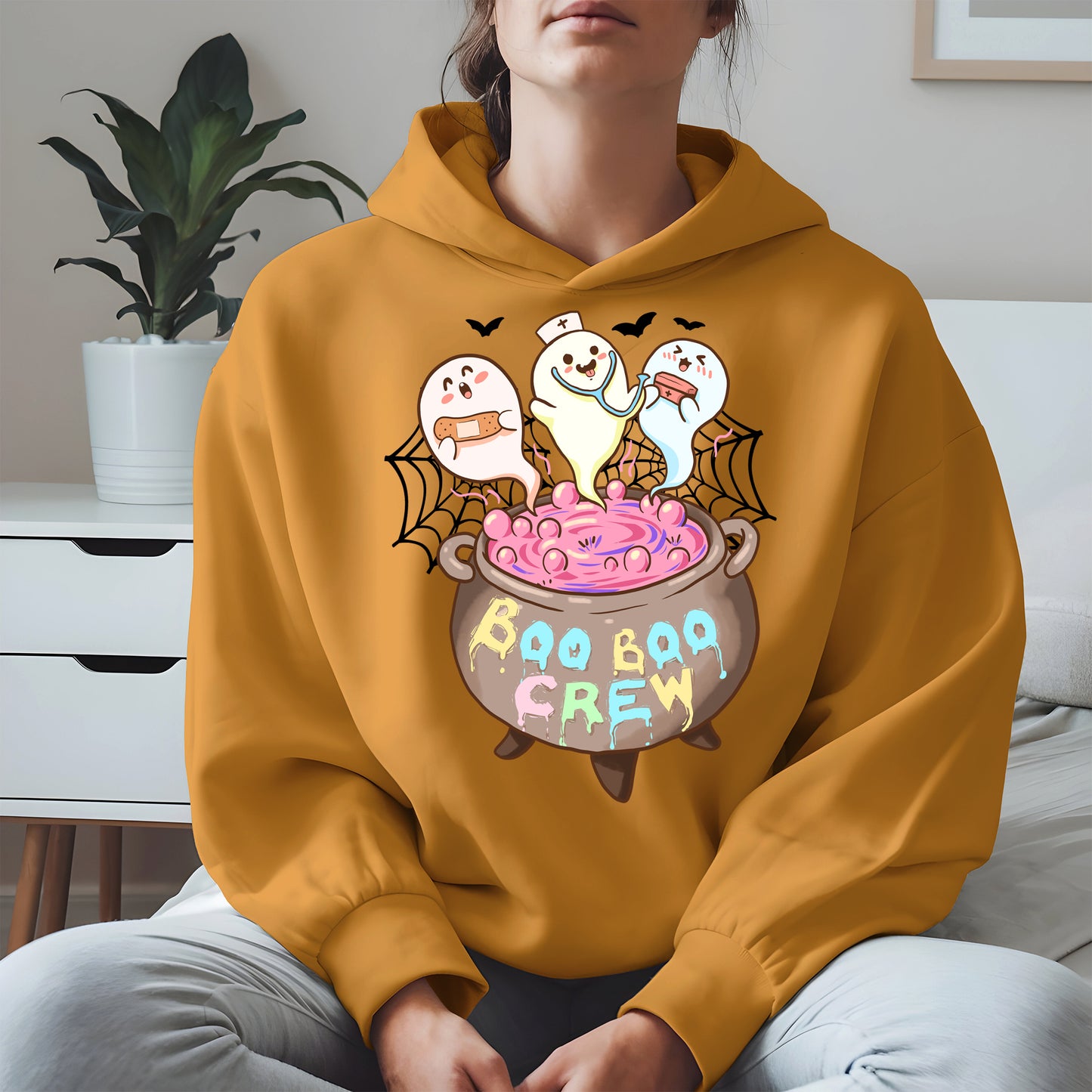 Boo Boo Crew – Cute Halloween Nurse Ghost Shirt