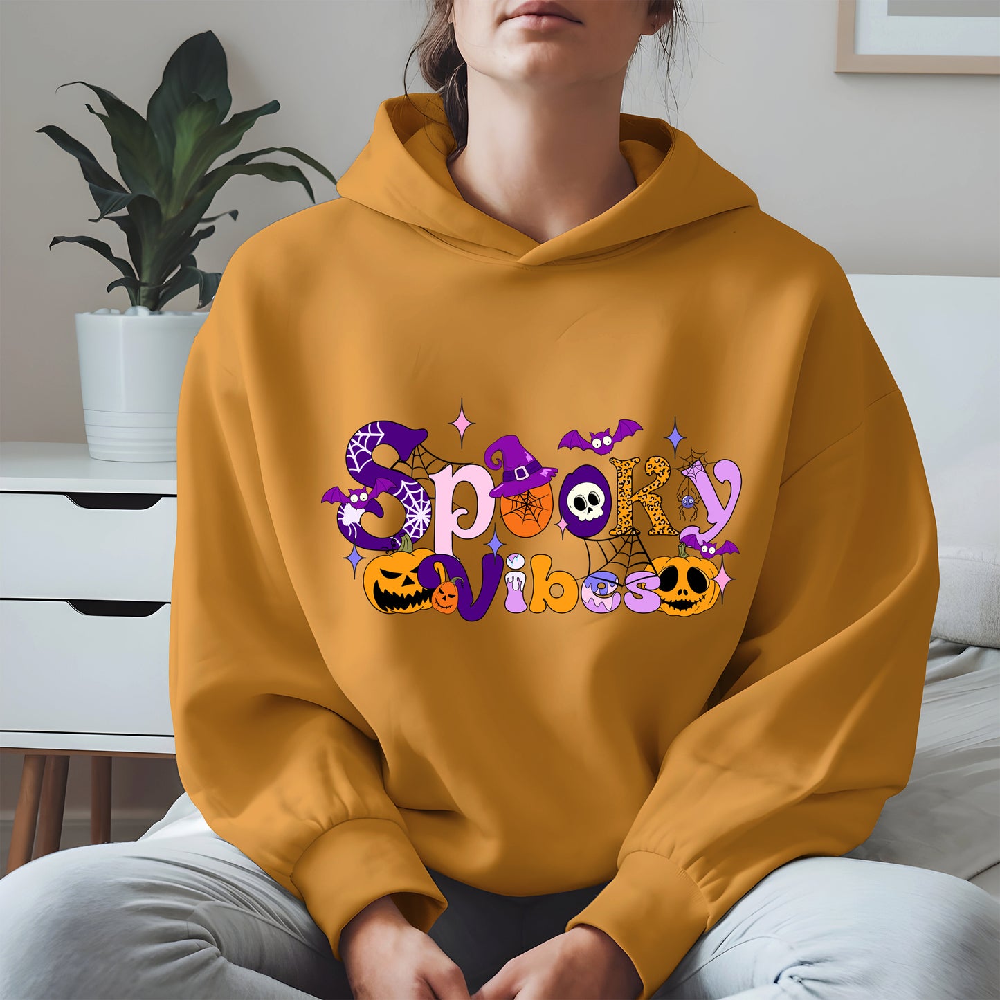 Spooky Vibes Halloween Sweatshirt