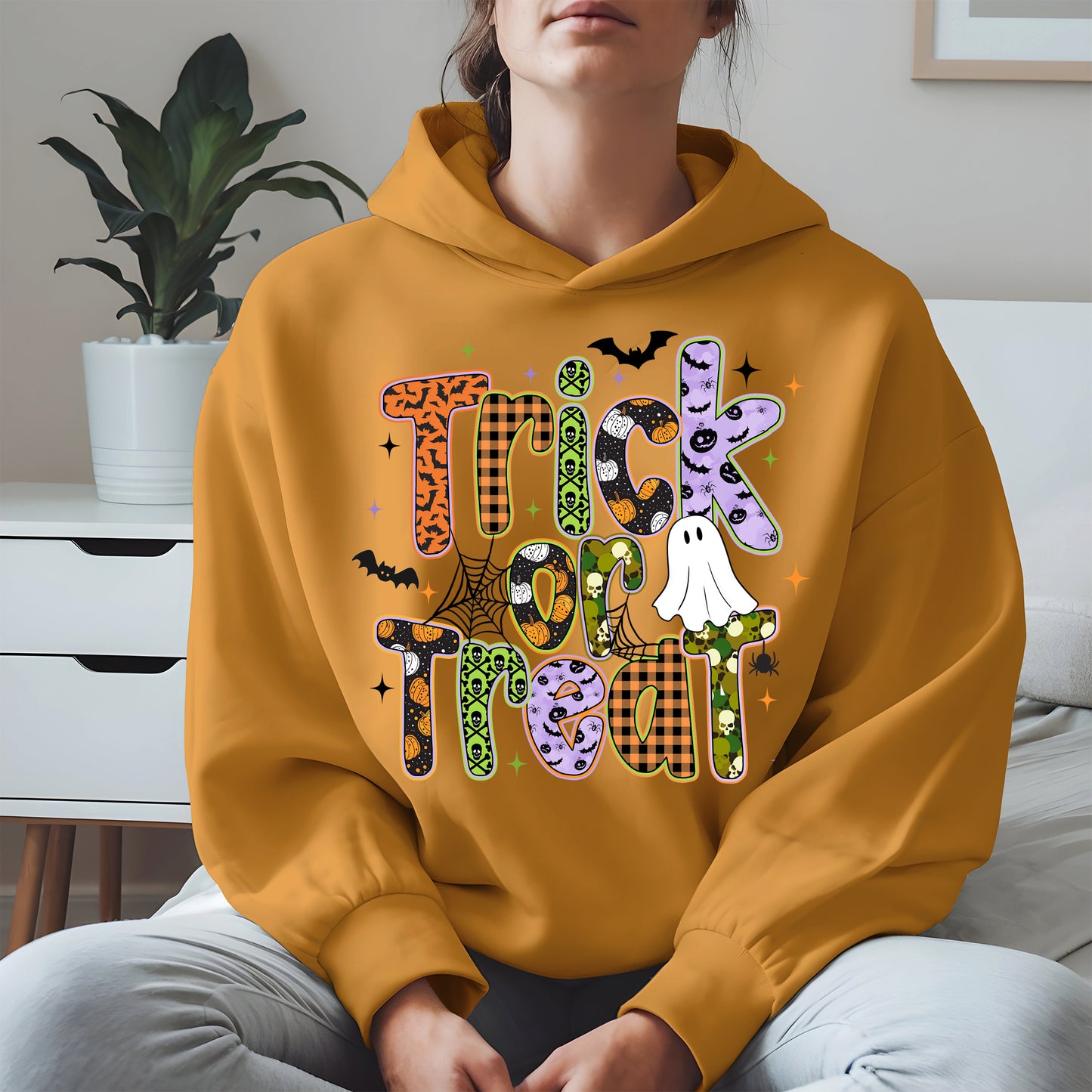 Trick or treat halloween shirt