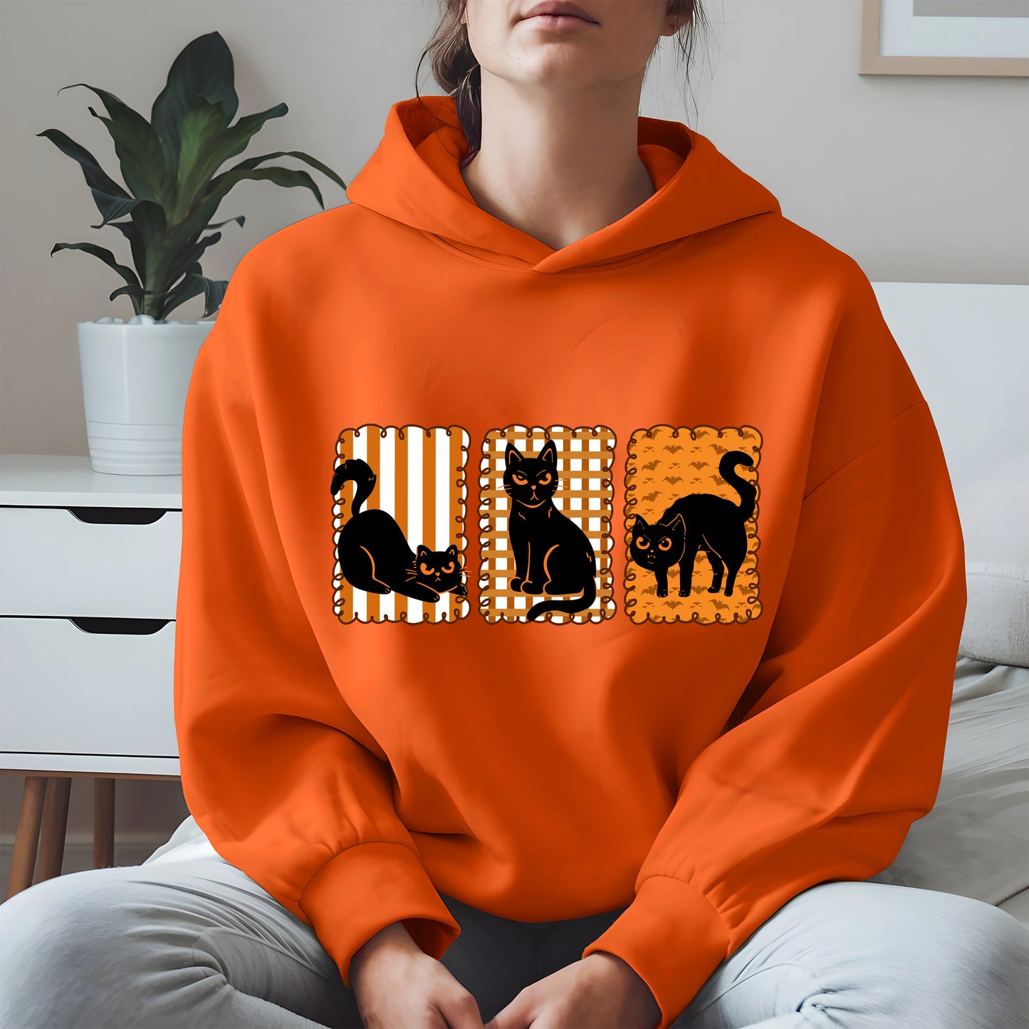 Black Cat Halloween shirt and sweatshirt