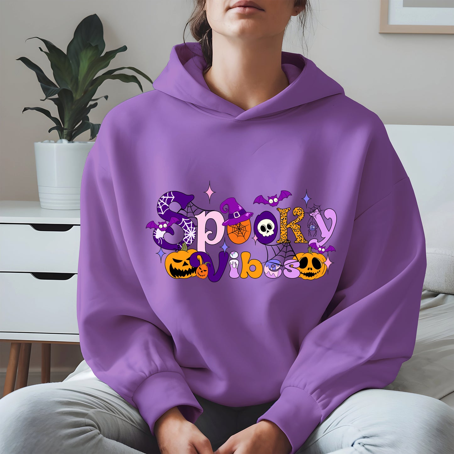 Spooky Vibes Halloween Sweatshirt