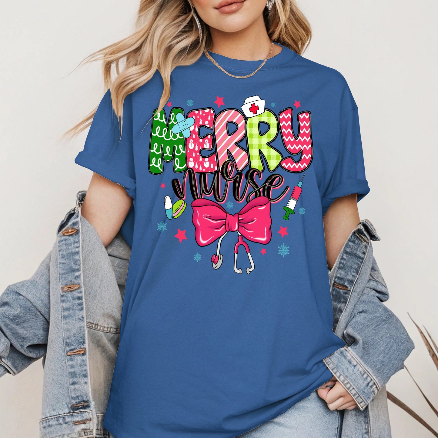 Cute Christmas Nurse Holiday Shirt