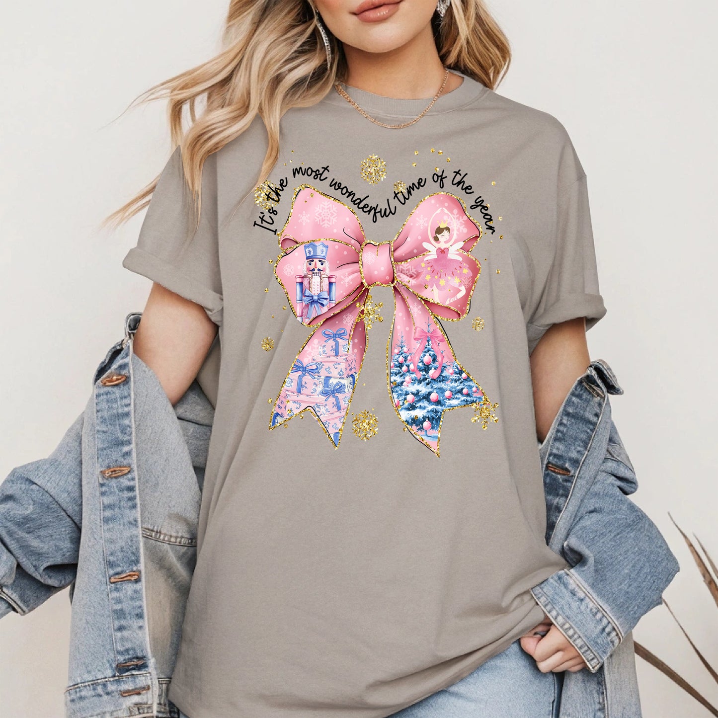 It is the Most Wonderful Time Christmas Bow Shirt