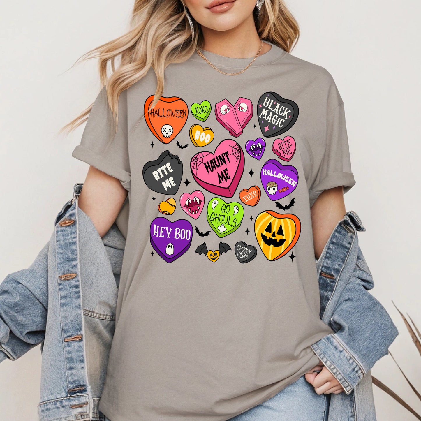 Halloween Candy Hearts Shirt