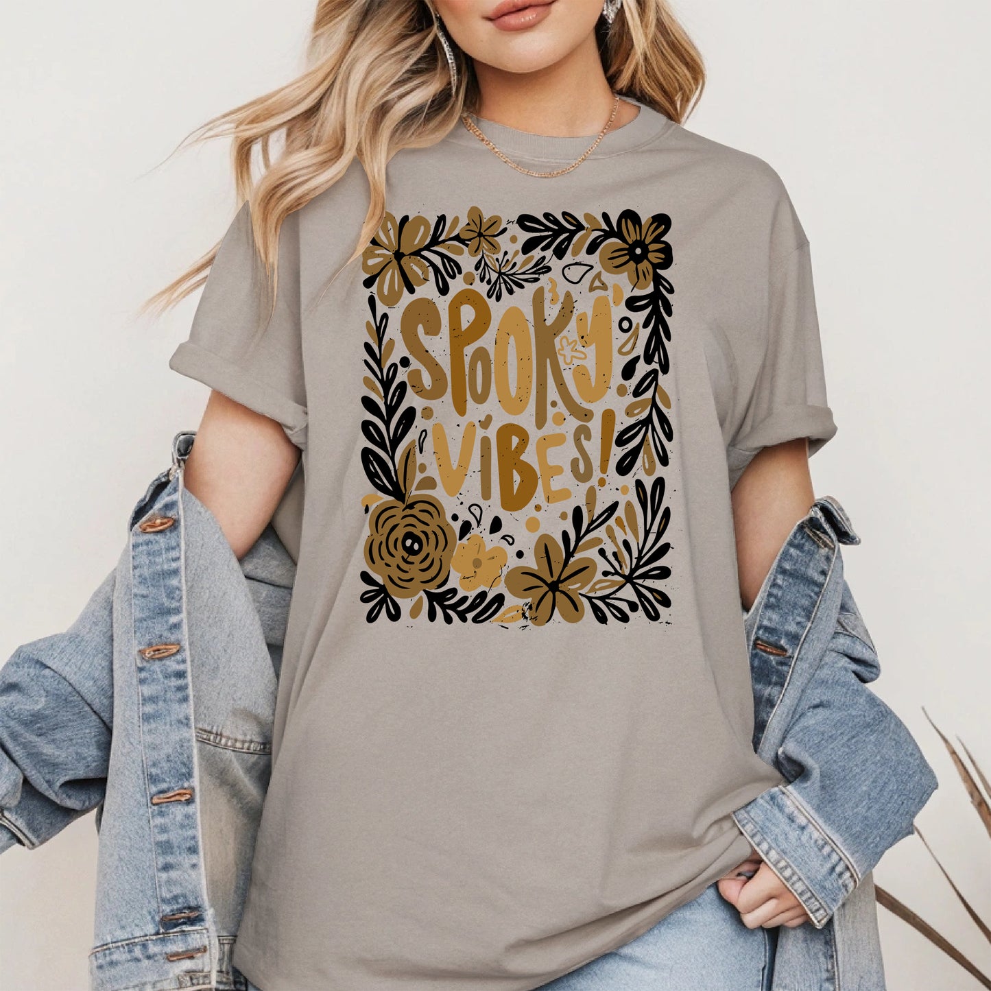 Spooky Vibes halloween shirt and sweatshirt