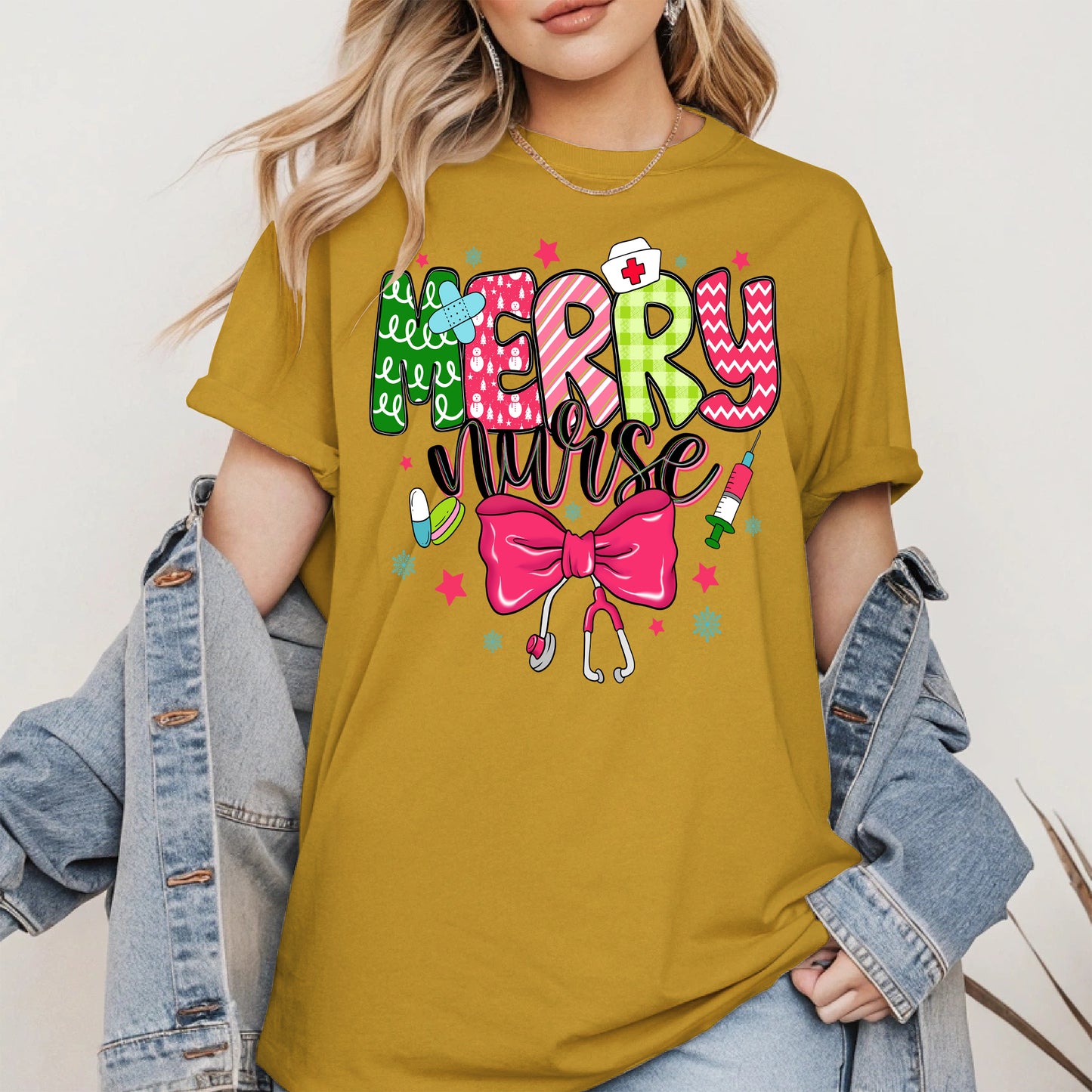Cute Christmas Nurse Holiday Shirt
