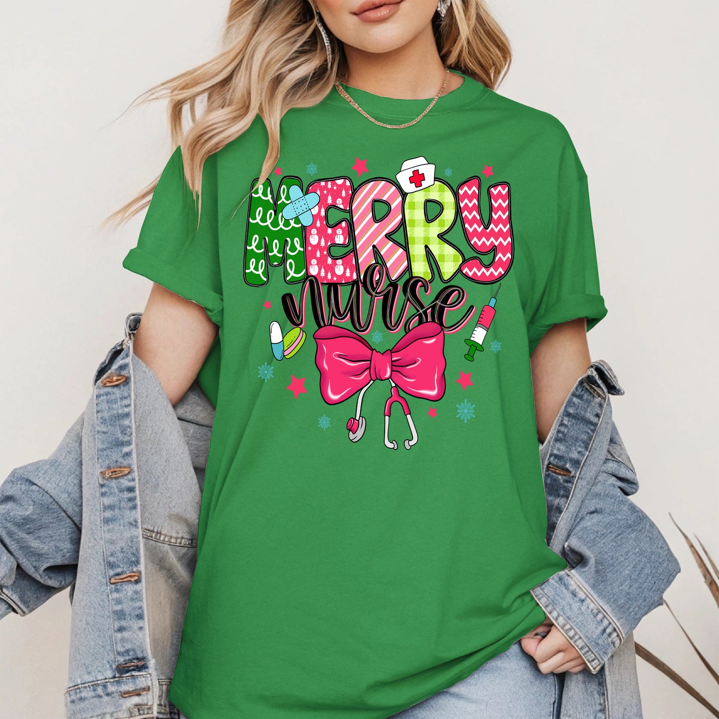 Cute Christmas Nurse Holiday Shirt