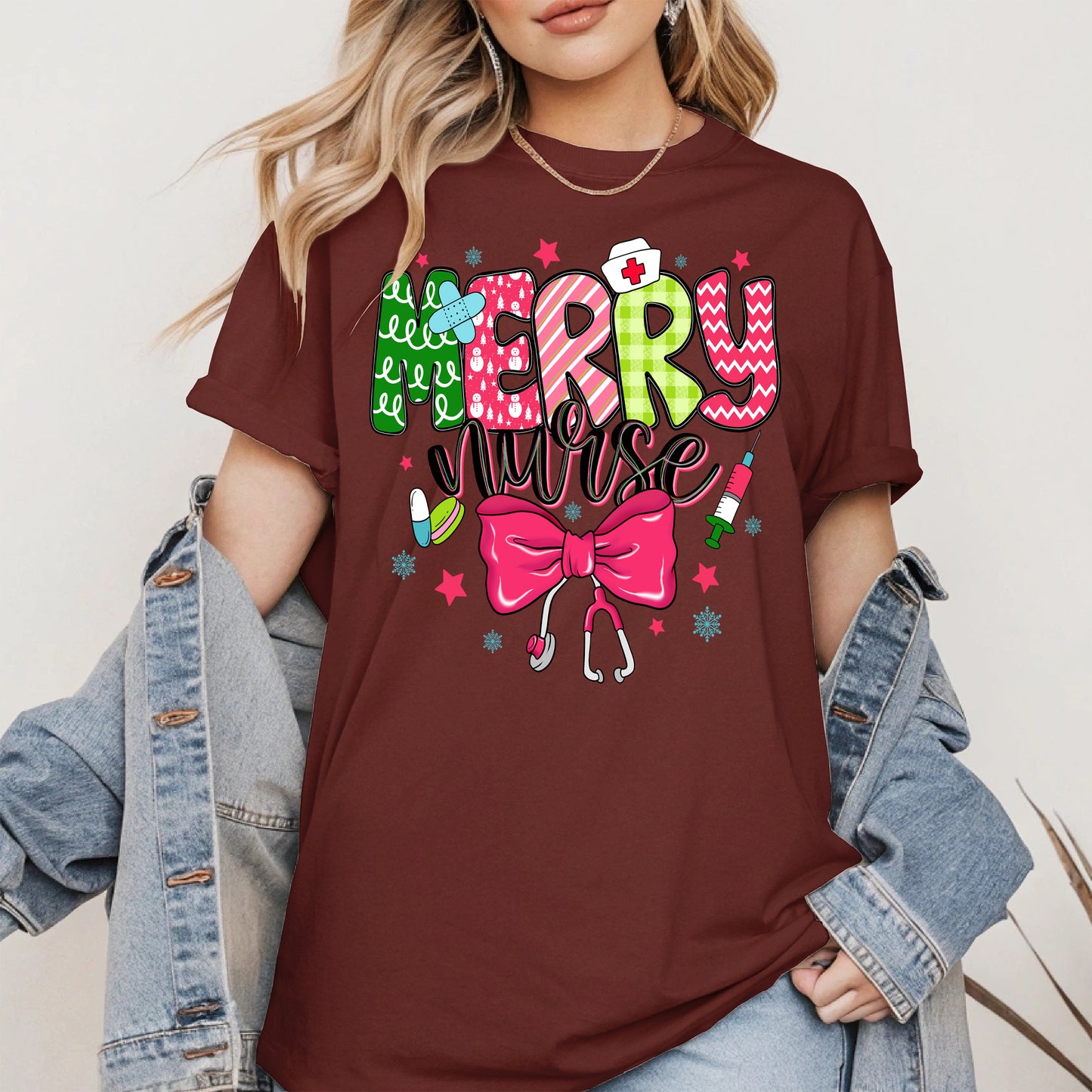 Cute Christmas Nurse Holiday Shirt