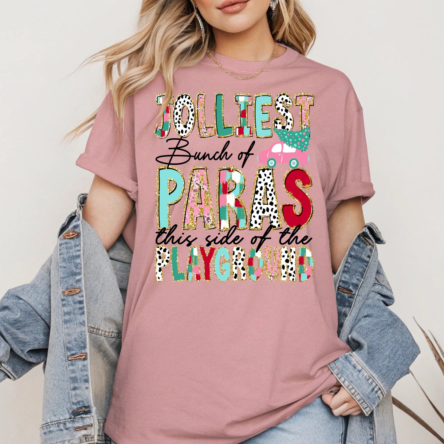 Jolliest Bunch of Teachers Christmas Shirt