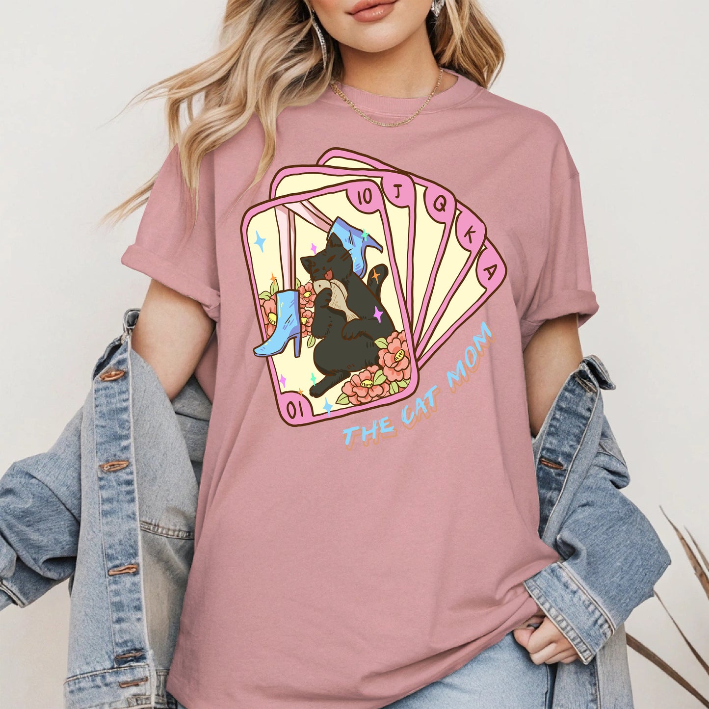 The Cat Mom Tarot Card Tee