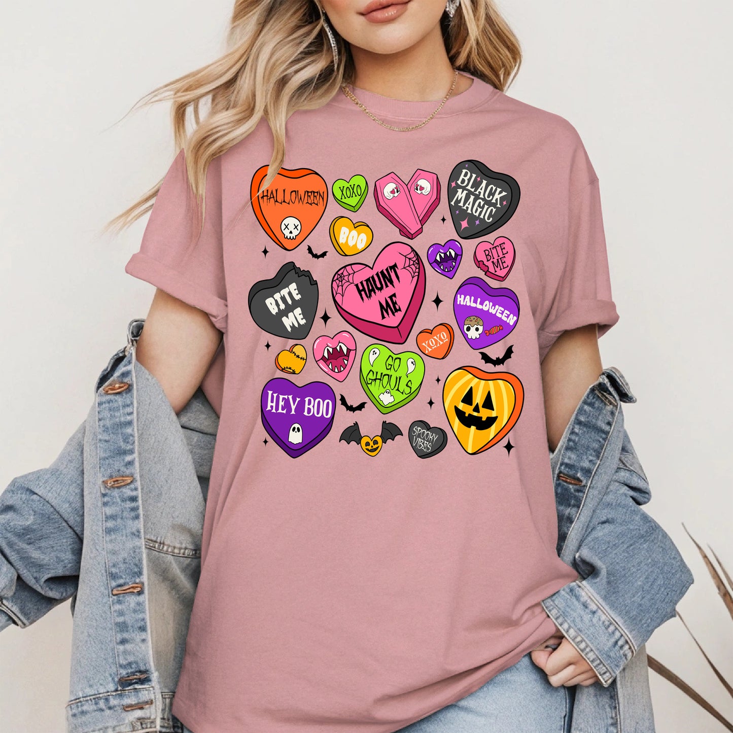Halloween Candy Hearts Shirt