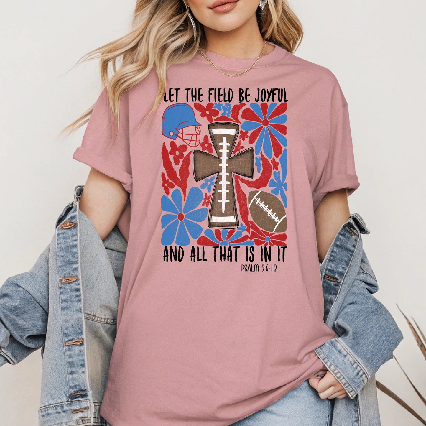 Faith Football Shirt Sport Tee Hoodie Sweatshirt Gift for Fans
