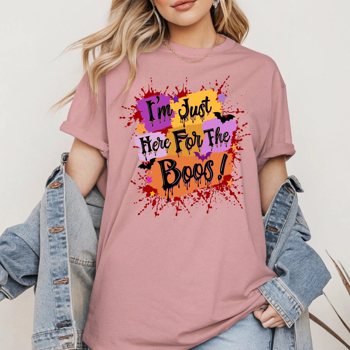 I'm just here for the Boos halloween shirt