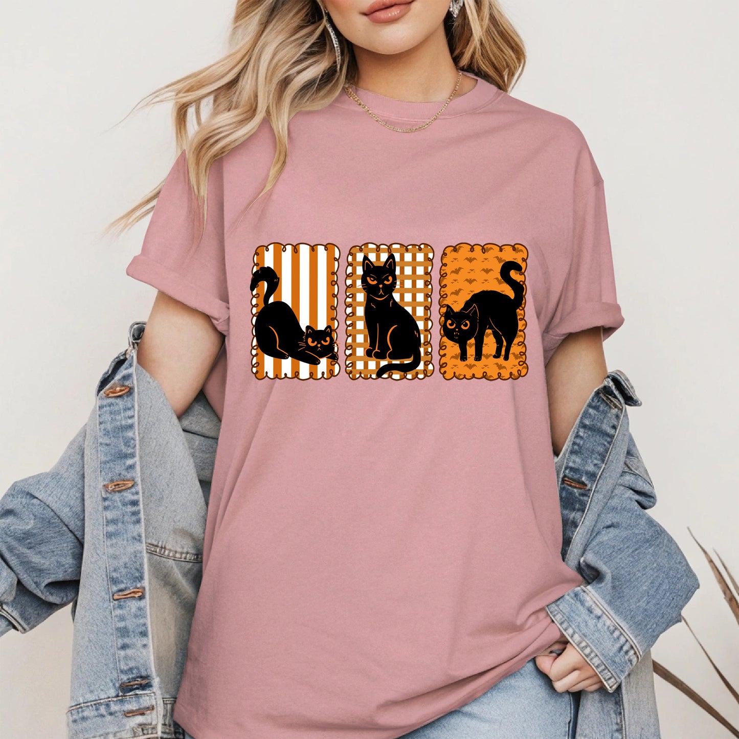 Black Cat Halloween shirt and sweatshirt