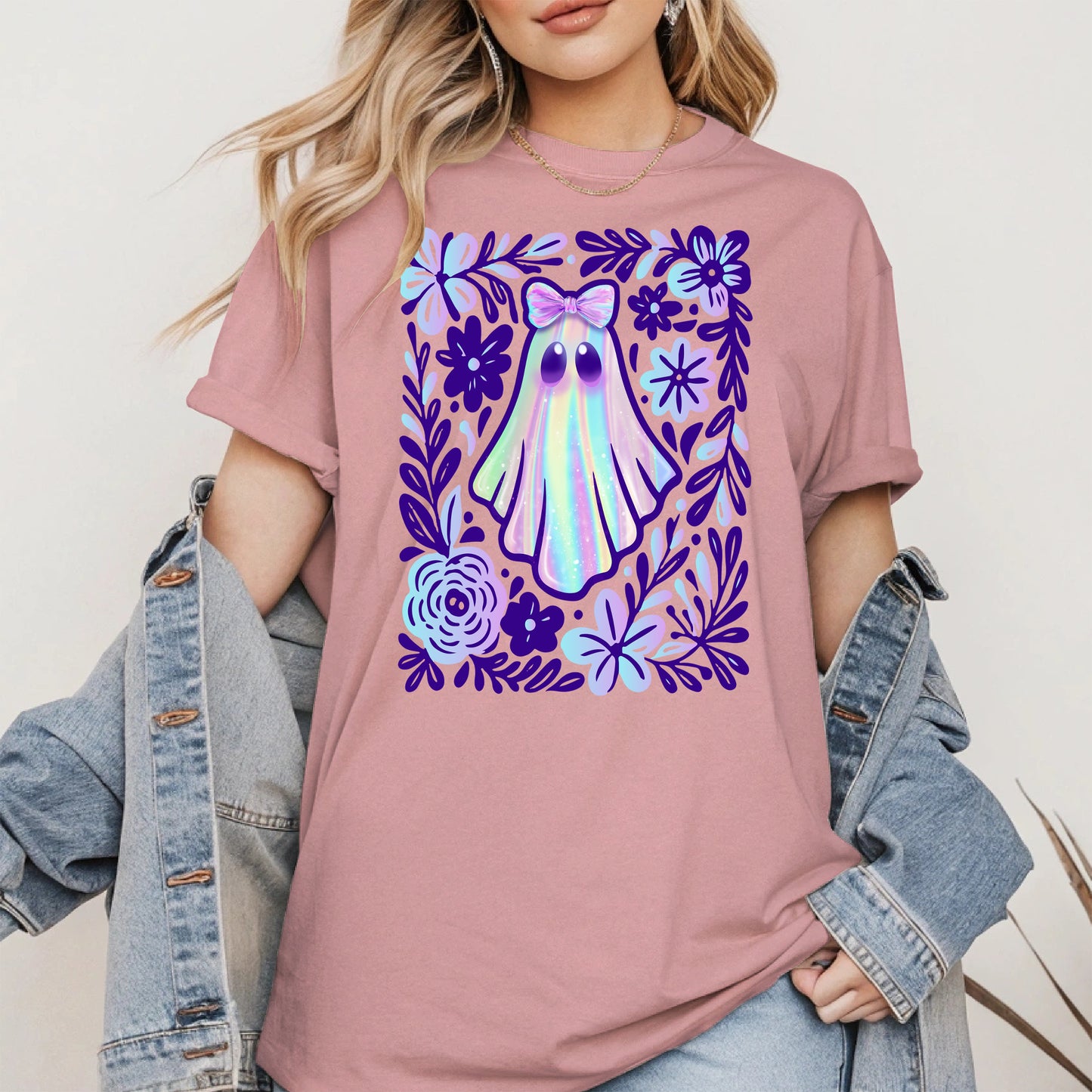Iridescent Ghost halloween shirt