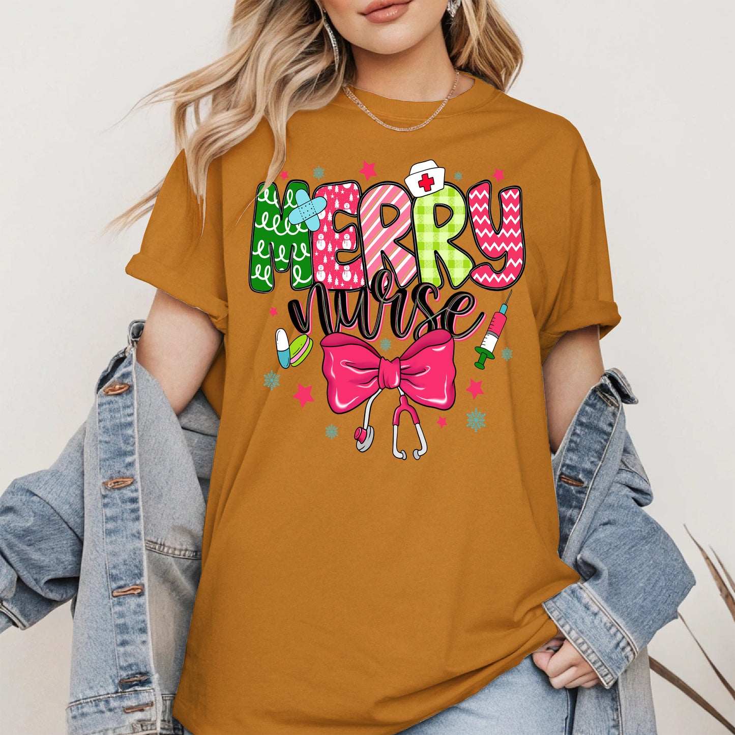 Cute Christmas Nurse Holiday Shirt