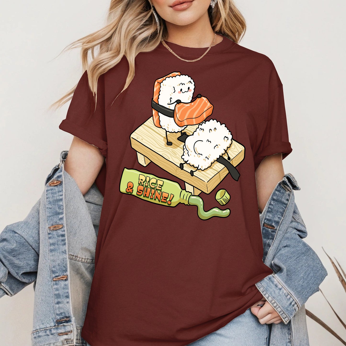 Rice and Shine Sushi Shirt
