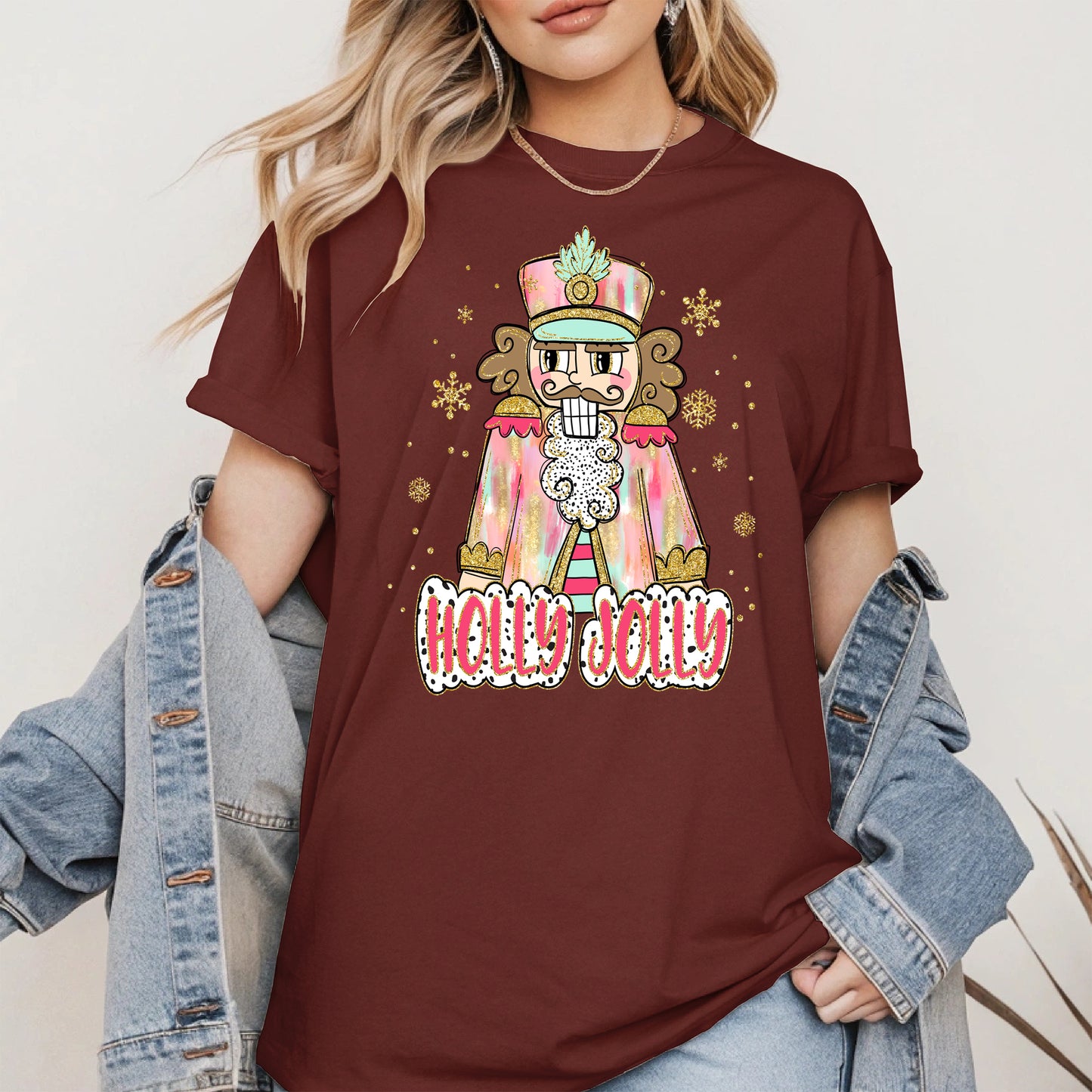 Holly Jolly Nutcracker Christmas Shirt Hoodie