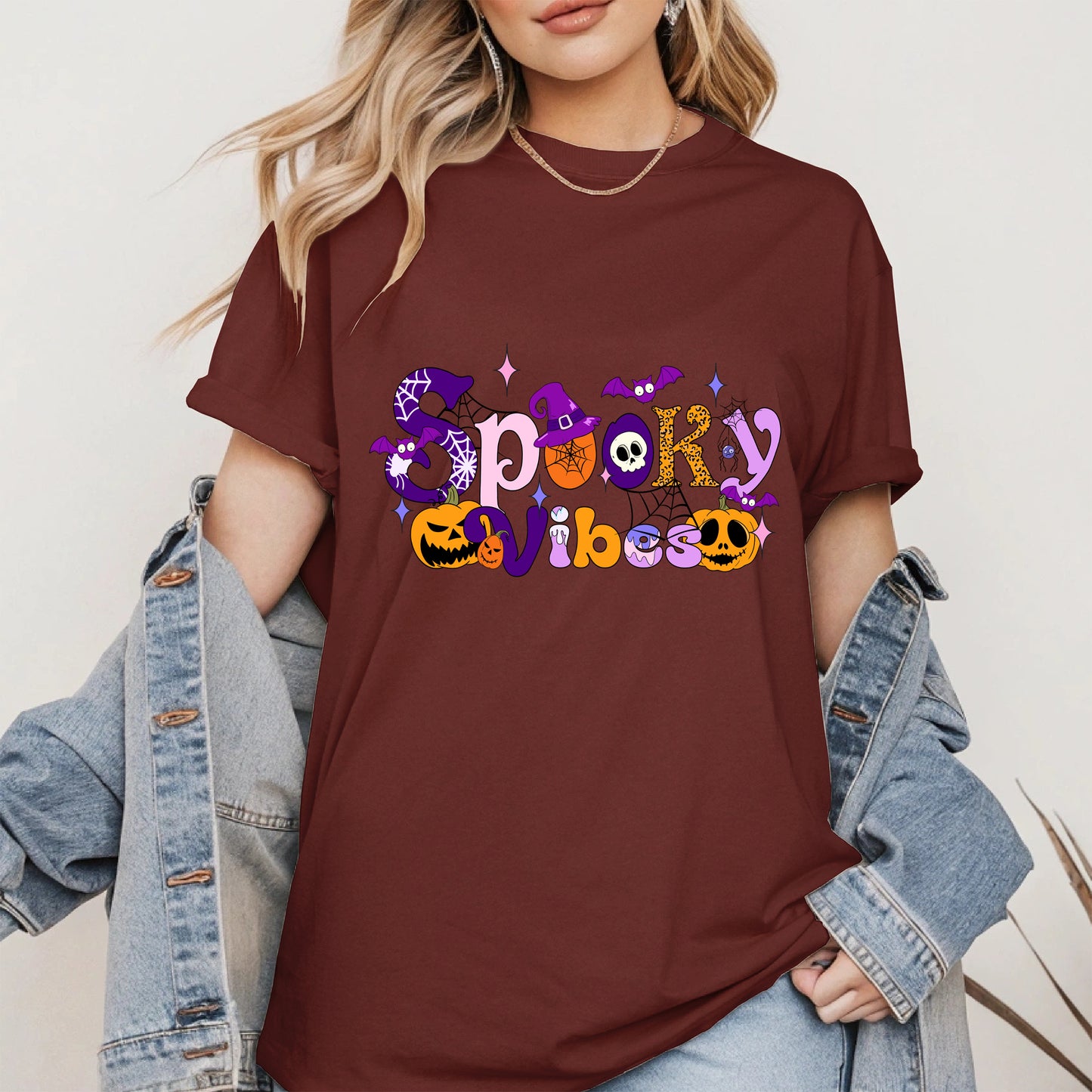 Spooky Vibes Halloween Sweatshirt