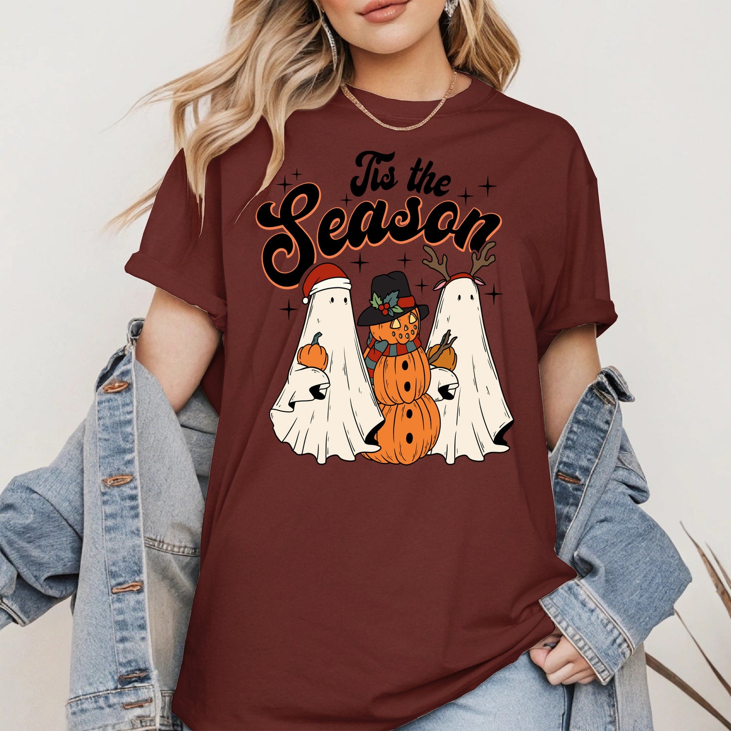 Ghost Pumpkin Season Shirt Halloween