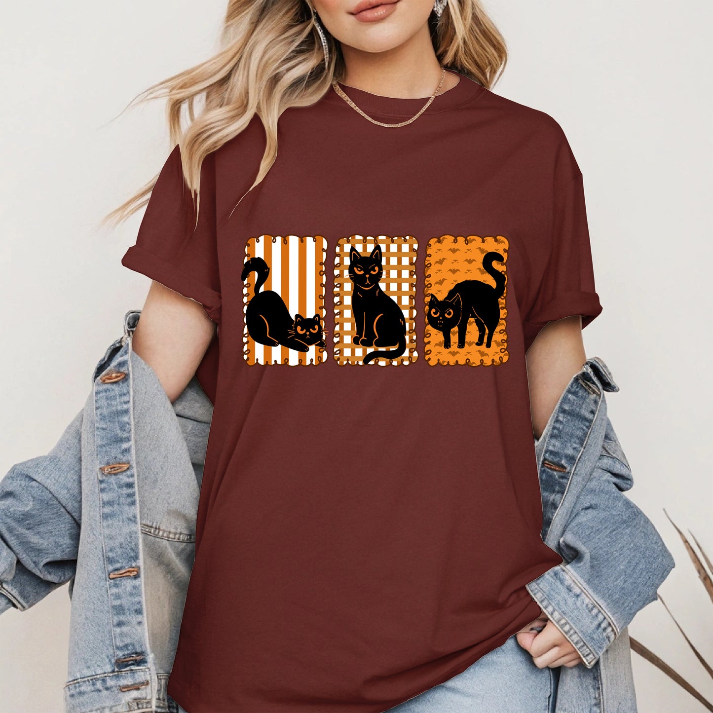 Black Cat Halloween shirt and sweatshirt