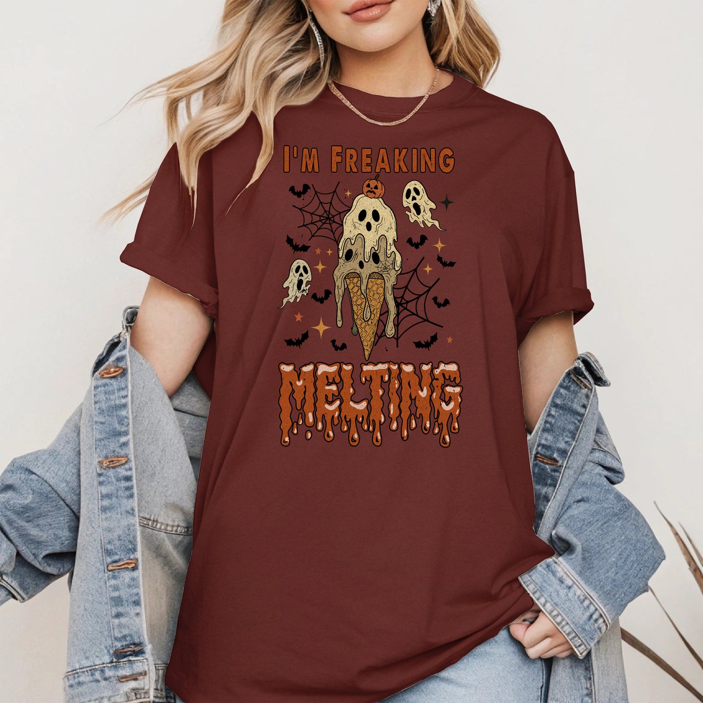 I'm freaking melting halloween shirt